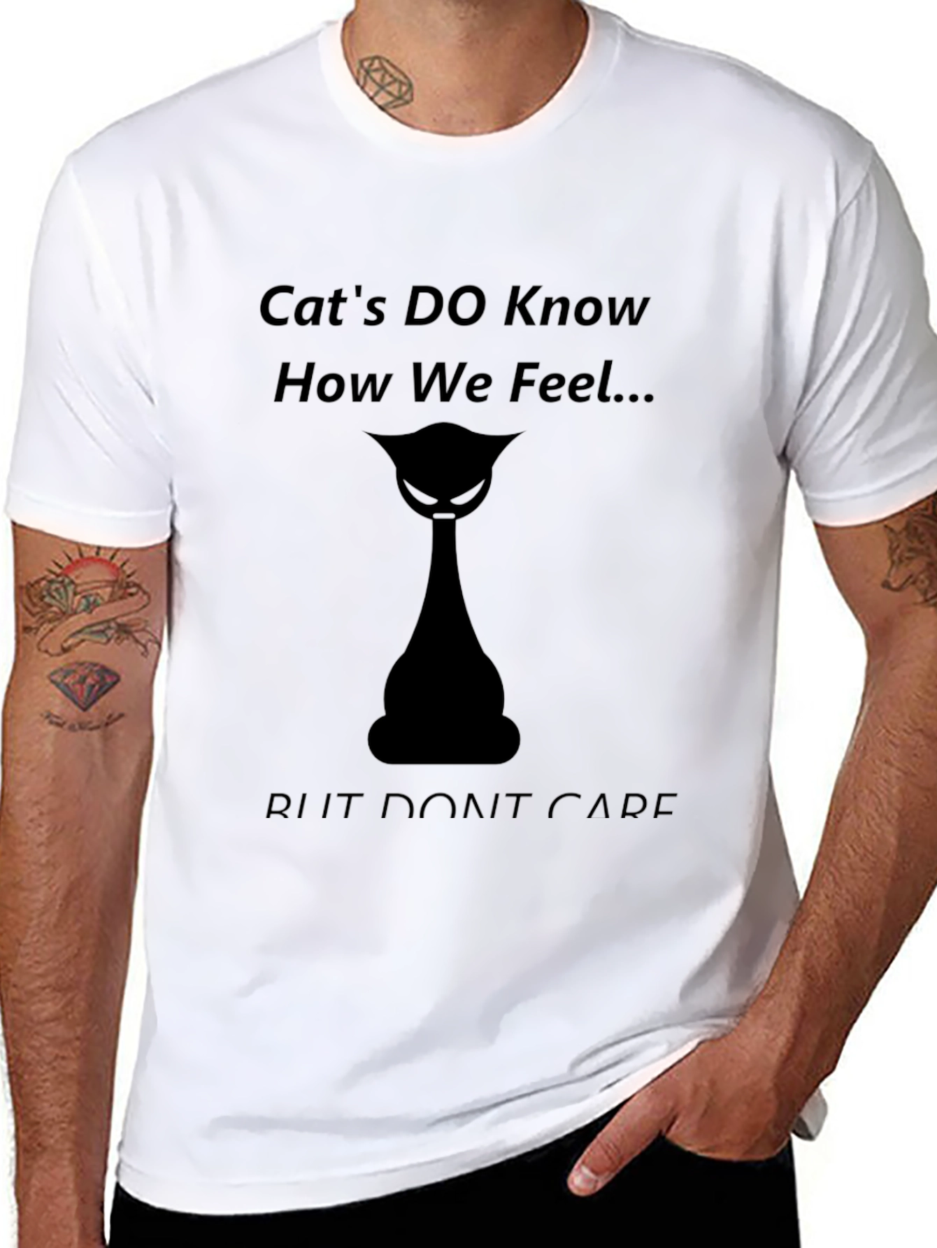 Sarcastic Cat Lover T-Shirt - Funny Pet Owner Tee