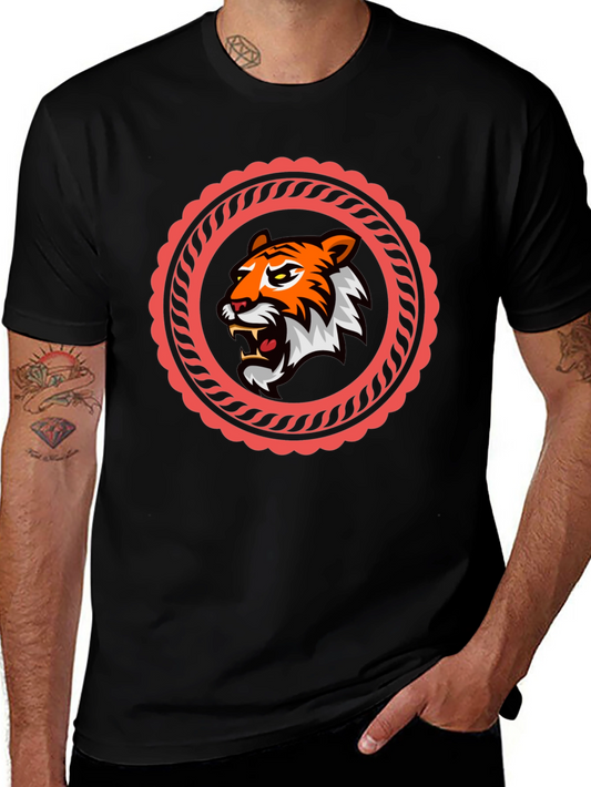Tiger Graphic Black T-Shirt