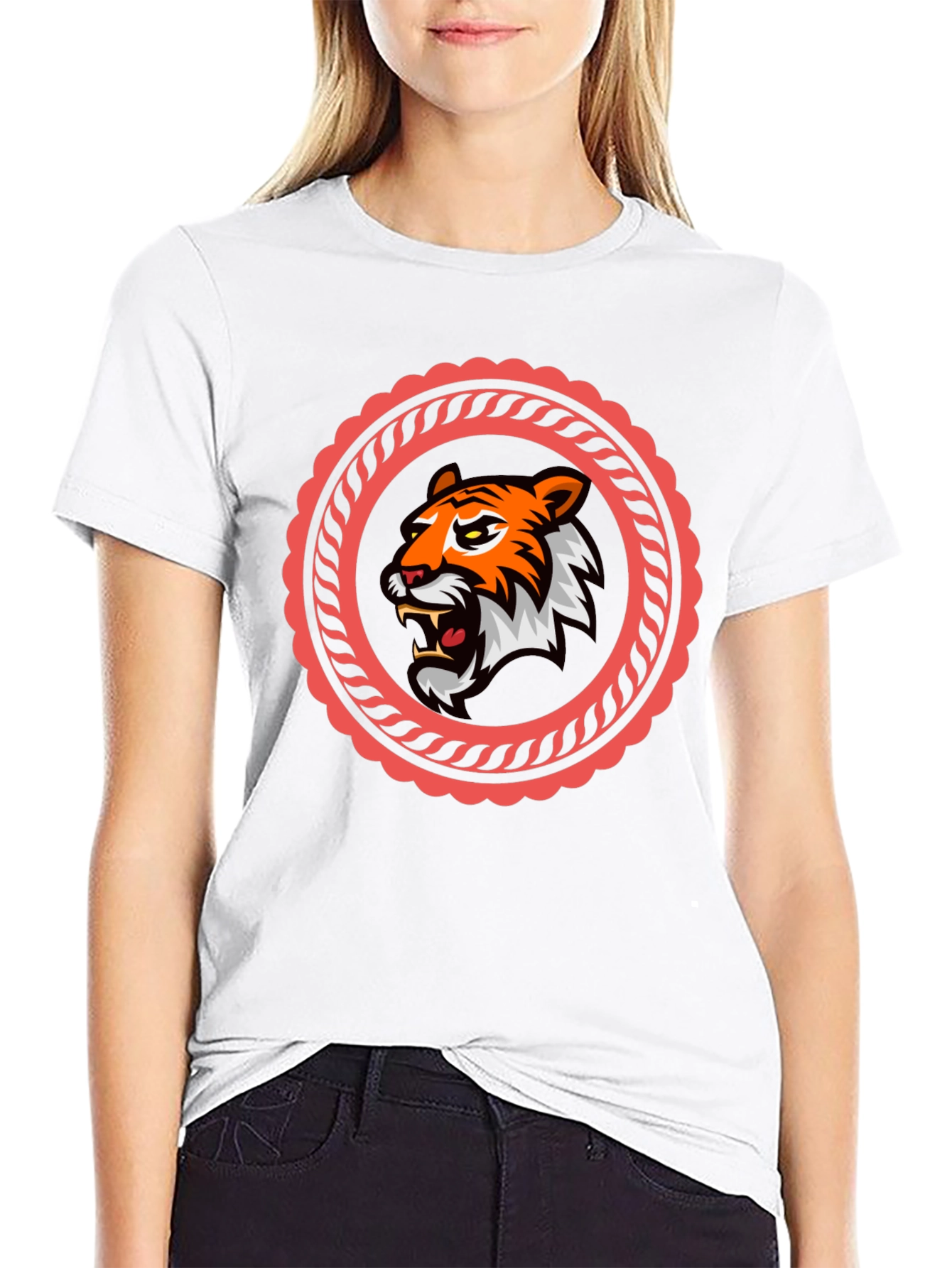 Tiger Graphic Black T-Shirt