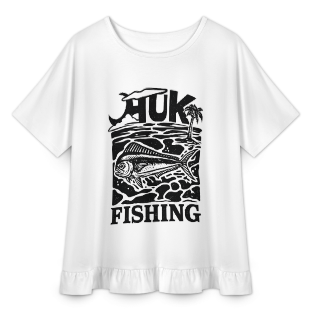 HUK Fishing Graphic Tee – Coastal Saltwater Angler Shirt for Offshore Fishing Enthusiasts(z1006)