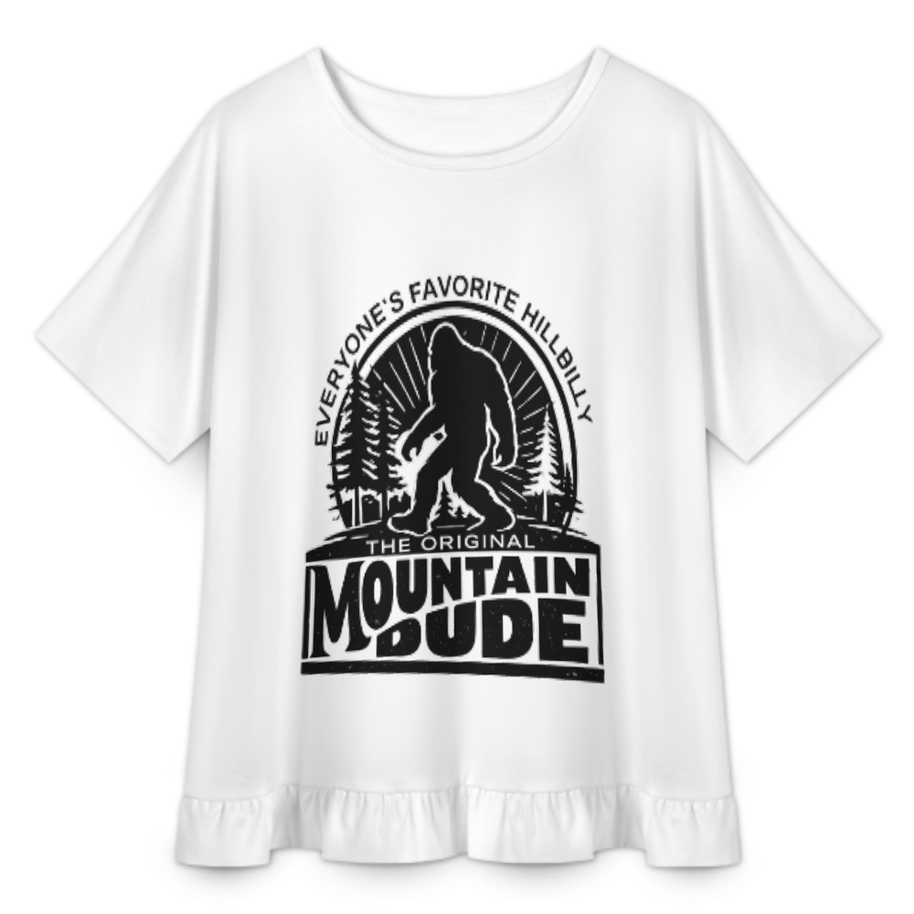 The Original Mountain Dude Bigfoot Graphic T-Shirt | Funny Sasquatch Outdoor Adventure Tee(z1008)