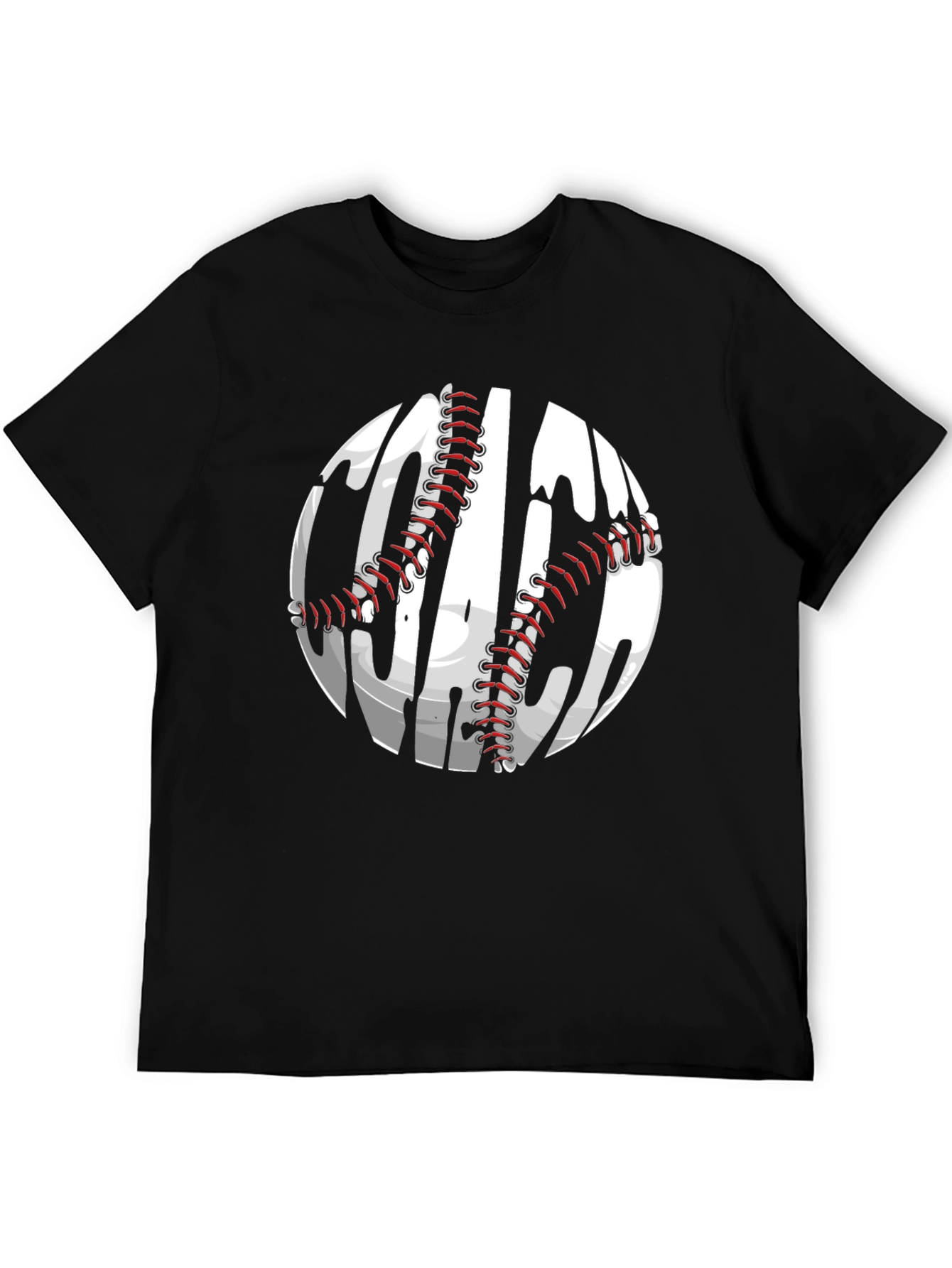 Baseball Coach Graphic Tee - Black