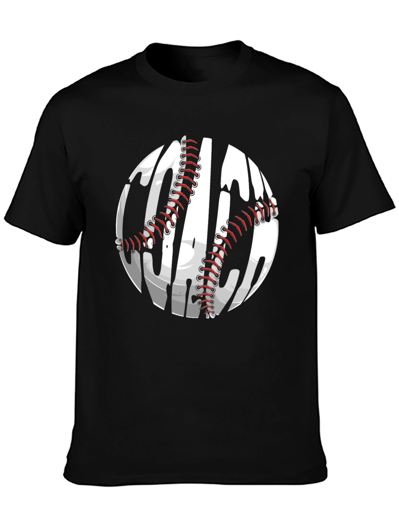 Baseball Coach Graphic Tee - Black