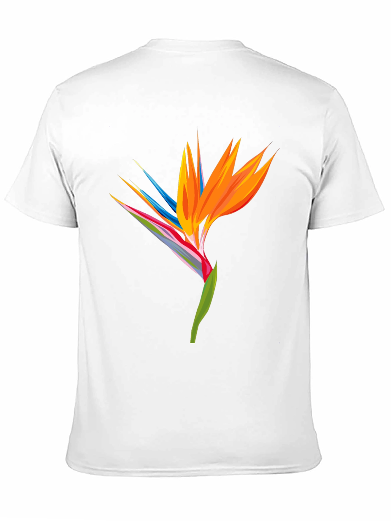 Bird of Paradise Graphic Tee - Black Casual Shirt