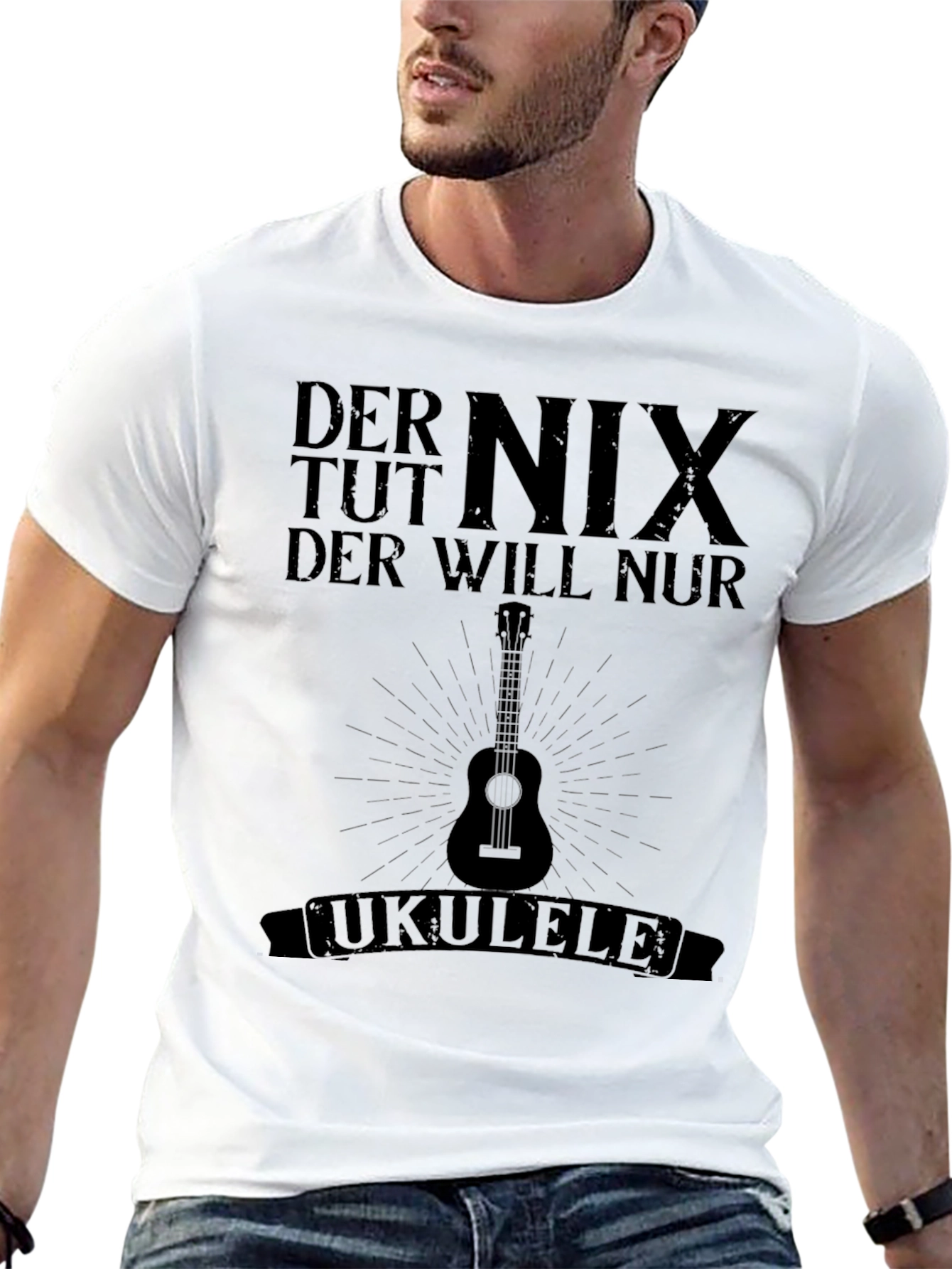Der Nix Ukulele Graphic T-Shirt