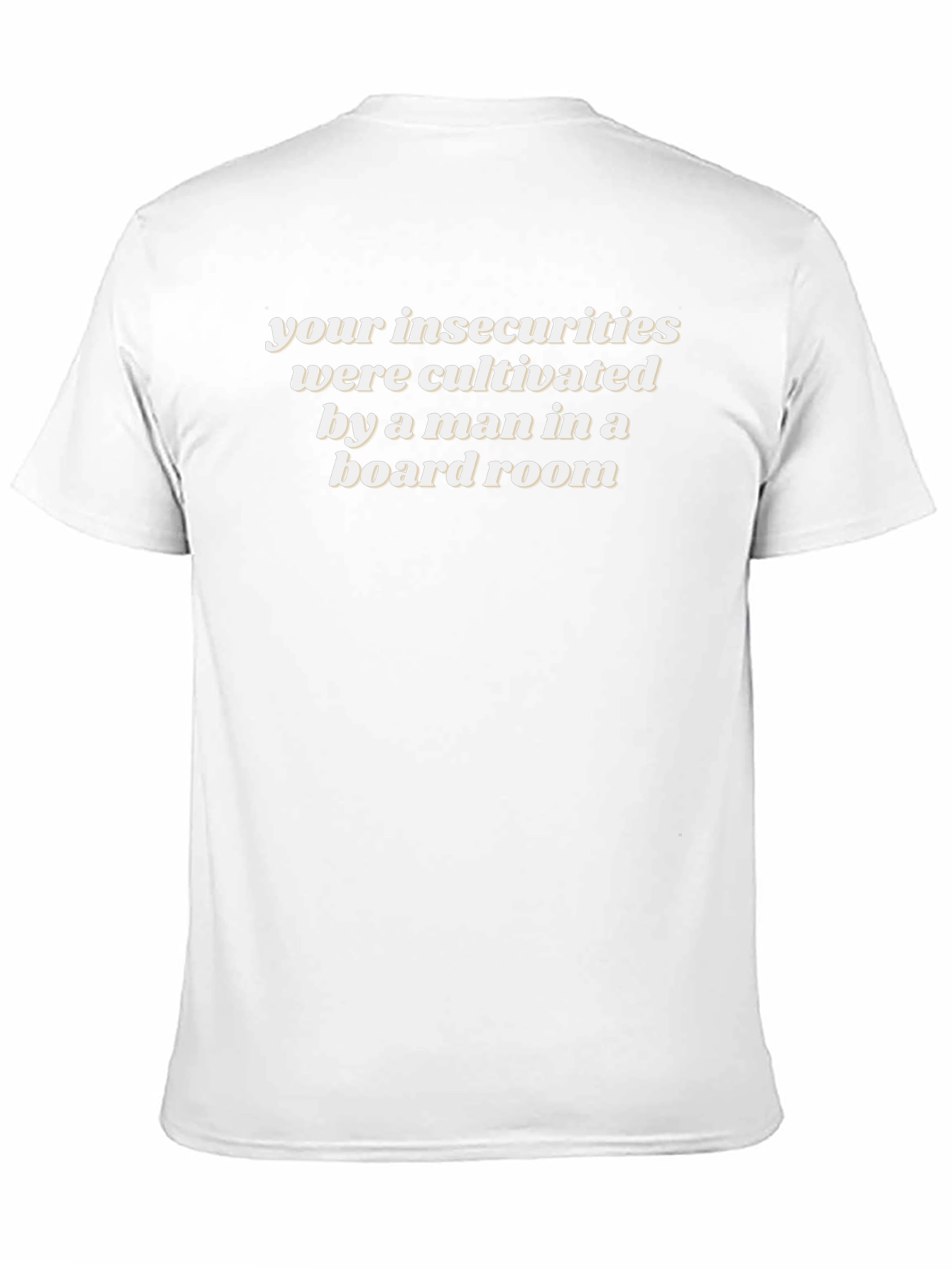 Insecurities Cultivated Tee - Statement Black T-Shirt