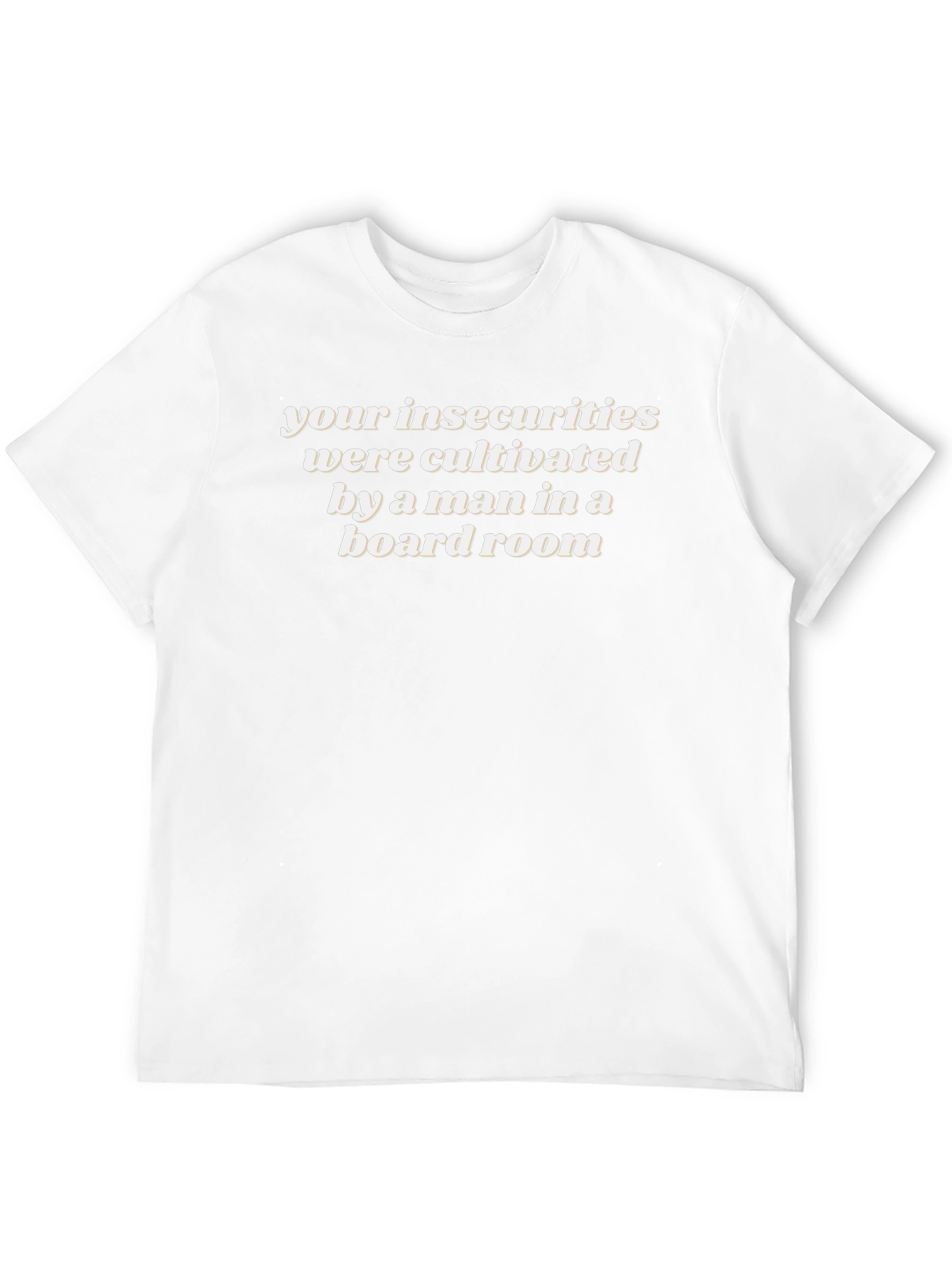 Insecurities Cultivated Tee - Statement Black T-Shirt