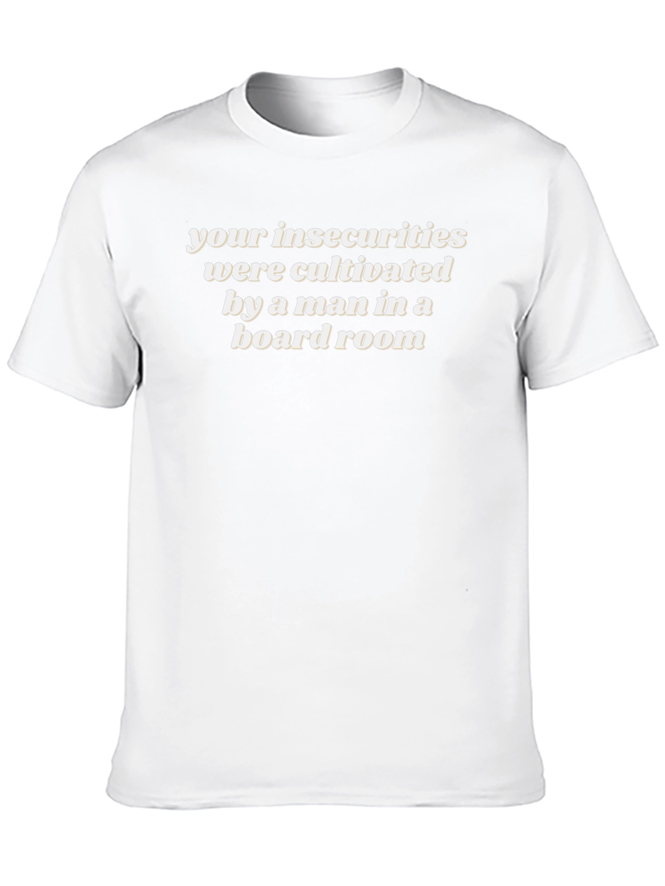 Insecurities Cultivated Tee - Statement Black T-Shirt