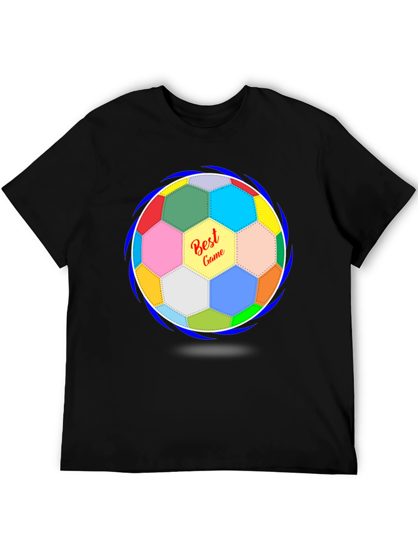 Best Game Soccer Ball Graphic T-Shirt
