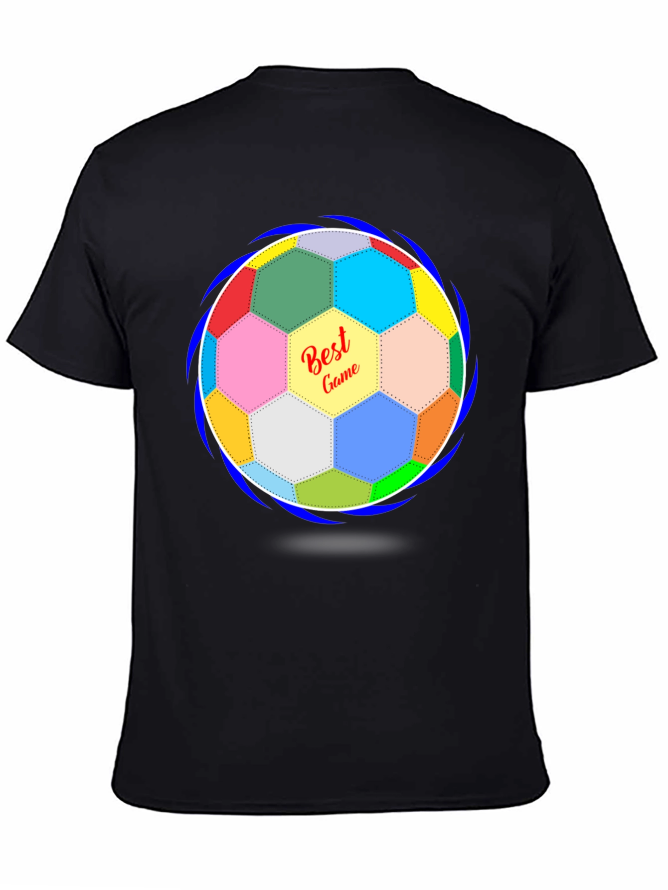 Best Game Soccer Ball Graphic T-Shirt