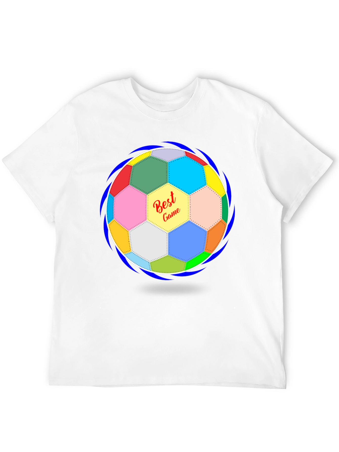 Best Game Soccer Ball Graphic T-Shirt