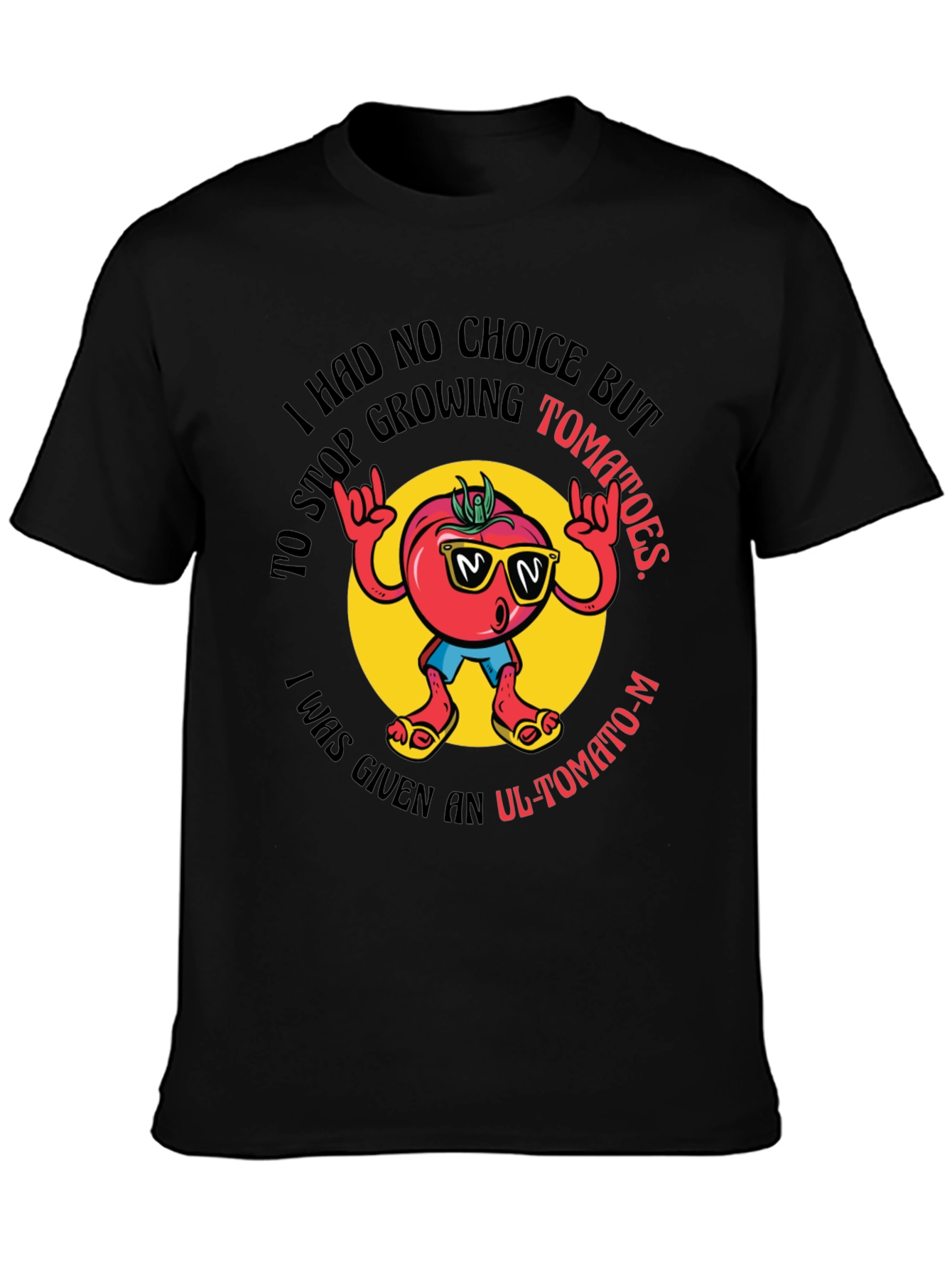 Tomato Graphic Tee - Funny Vegetable Humor