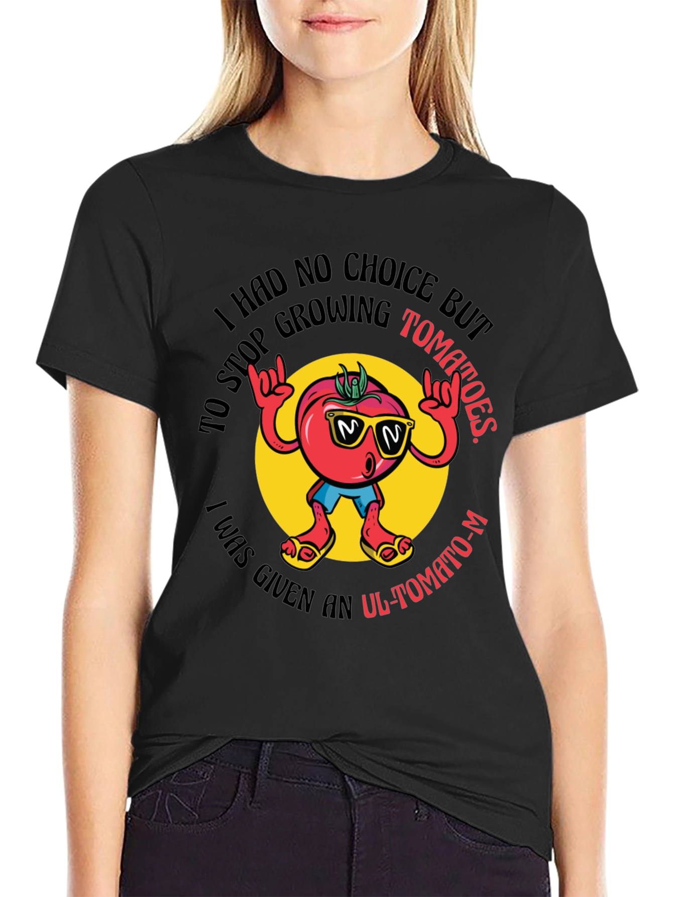 Tomato Graphic Tee - Funny Vegetable Humor