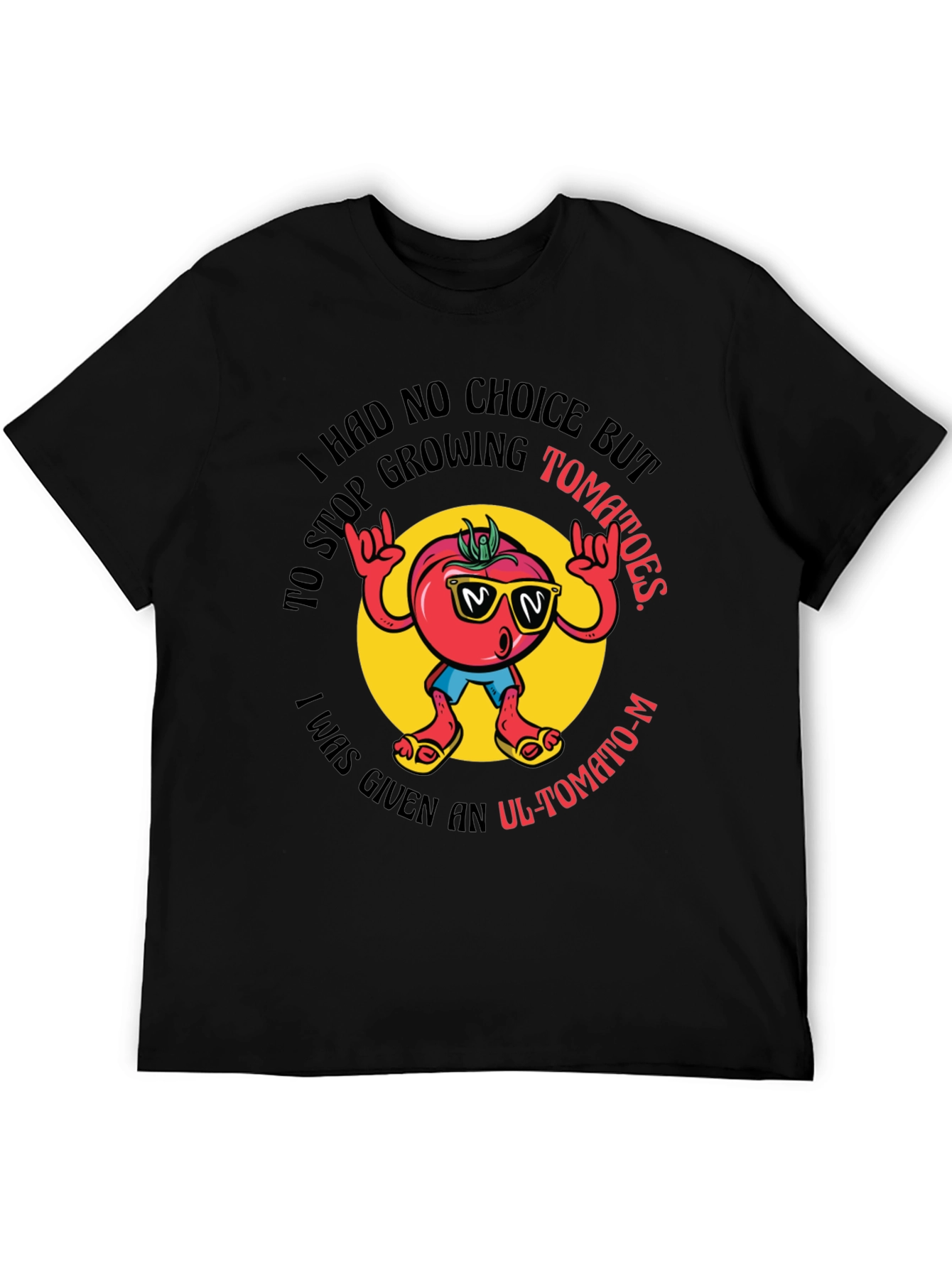 Tomato Graphic Tee - Funny Vegetable Humor