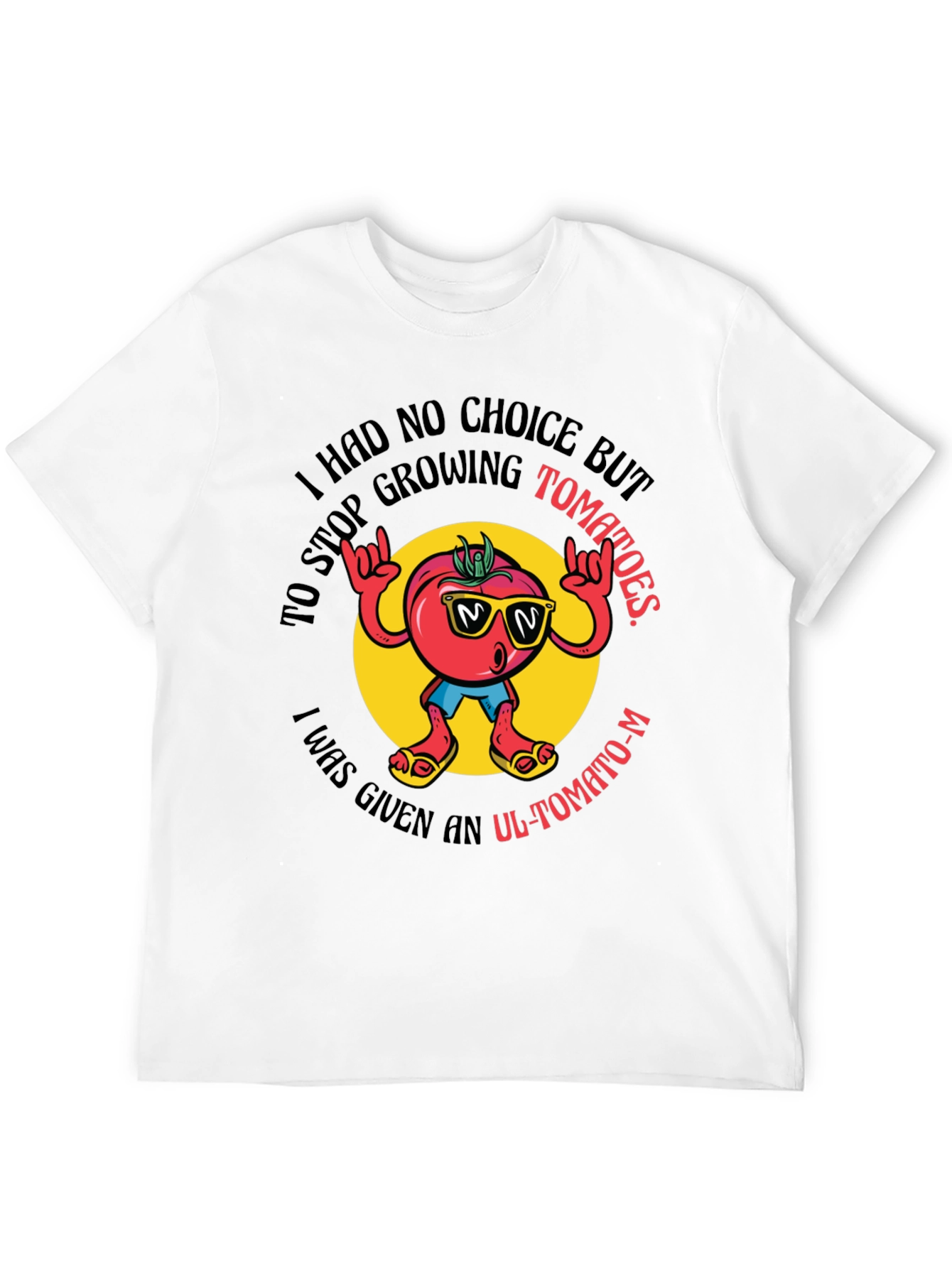 Tomato Graphic Tee - Funny Vegetable Humor