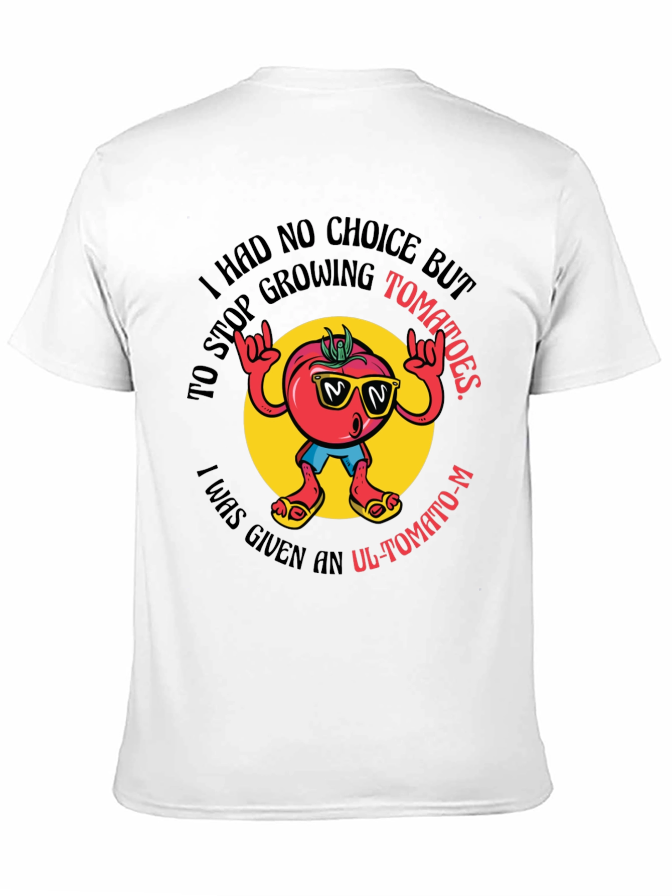 Tomato Graphic Tee - Funny Vegetable Humor