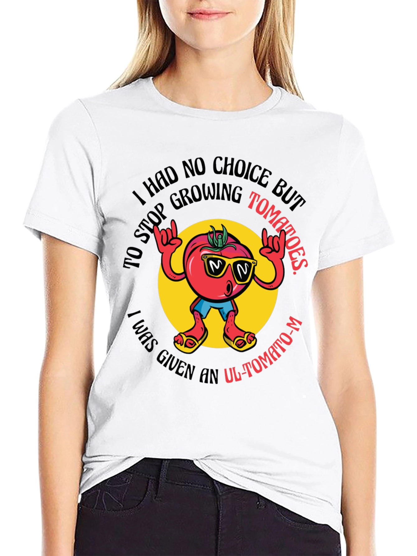 Tomato Graphic Tee - Funny Vegetable Humor
