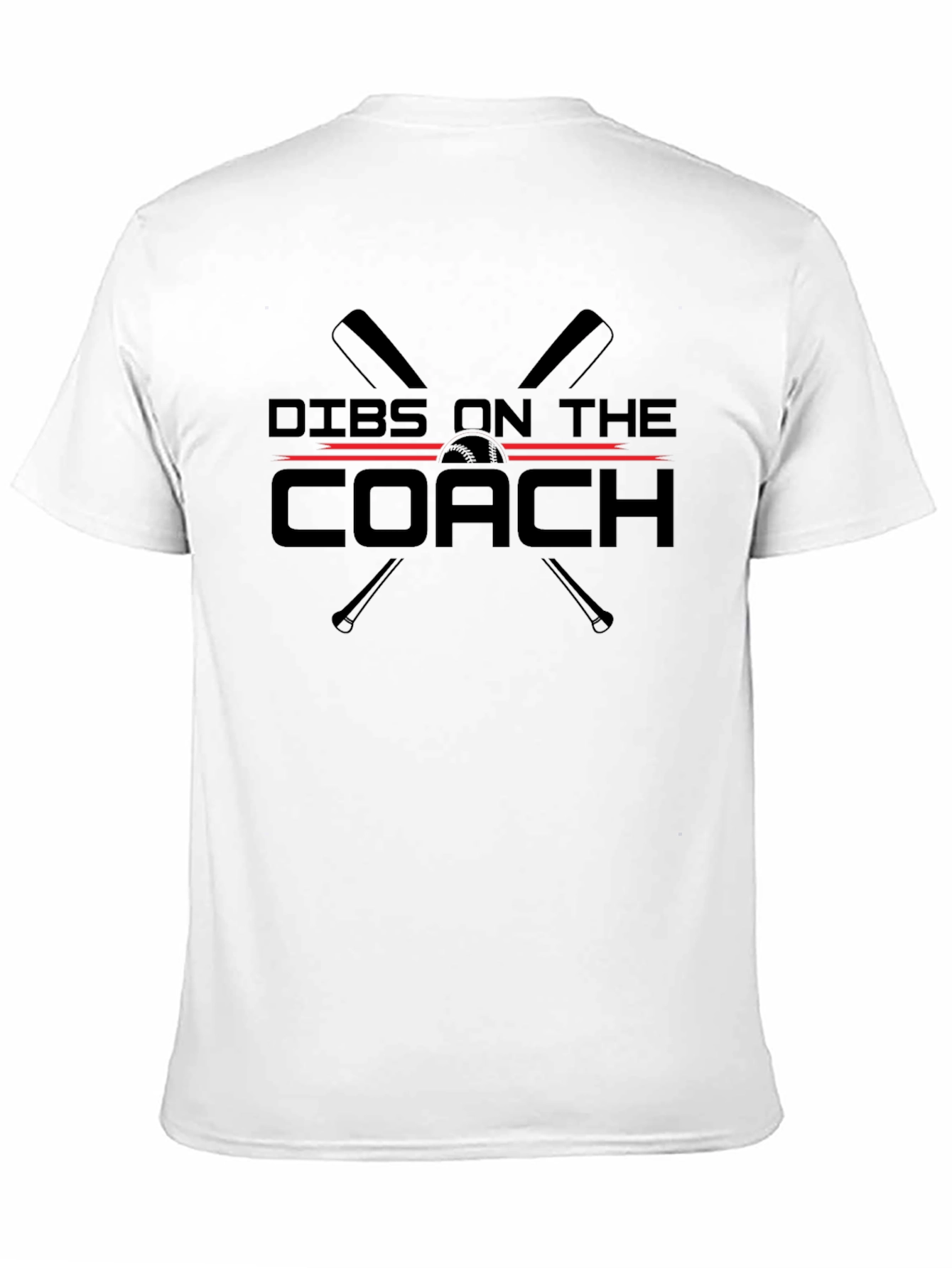 Dibs On The Coach T-Shirt - Baseball Mom Tee