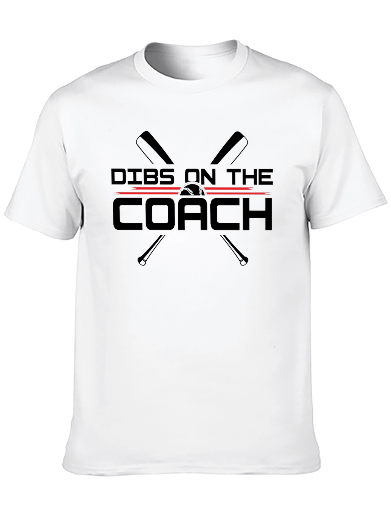 Dibs On The Coach T-Shirt - Baseball Mom Tee