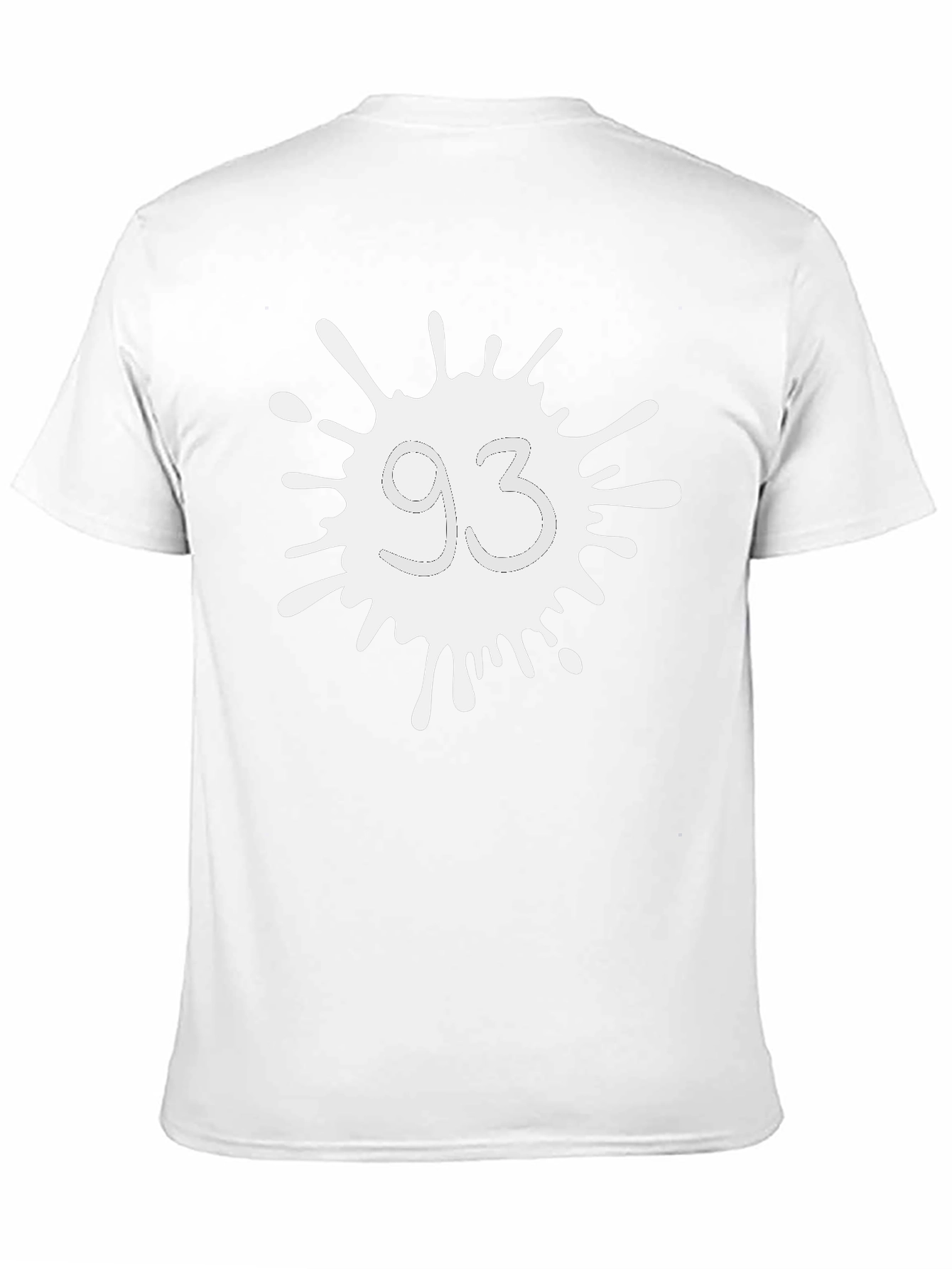 Abstract 93 Design Black Tee