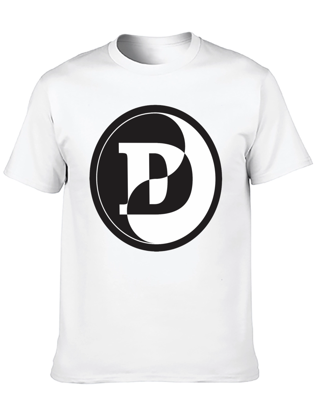 Yin Yang D Graphic Black T-Shirt