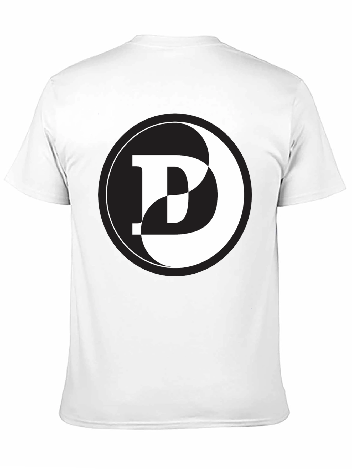 Yin Yang D Graphic Black T-Shirt