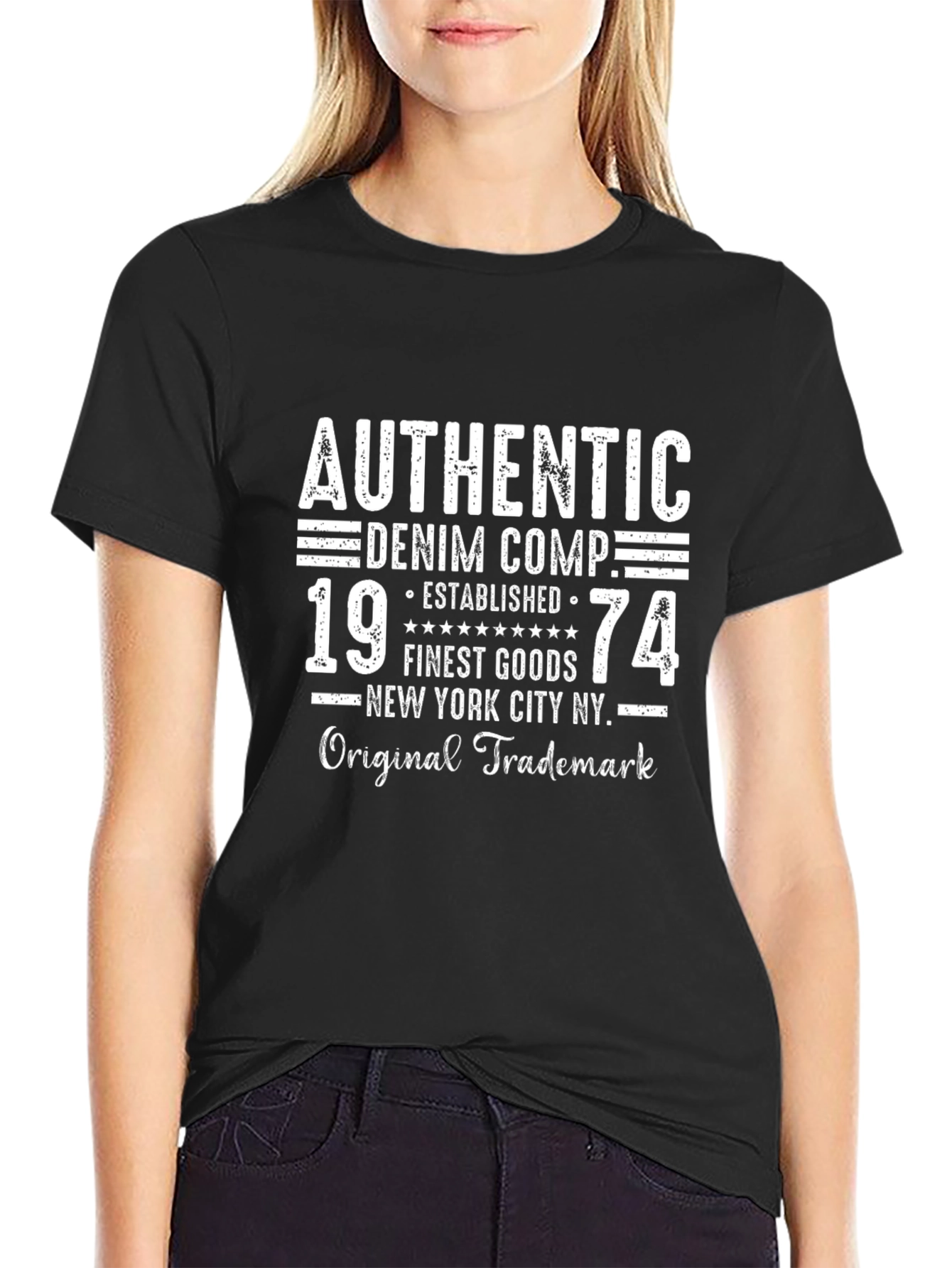 Authentic Denim Est. 1974 Graphic Tee