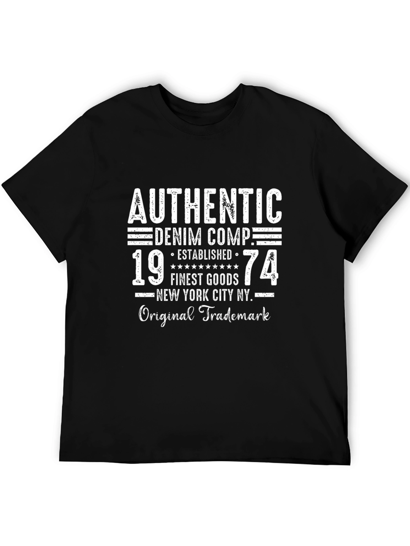 Authentic Denim Est. 1974 Graphic Tee
