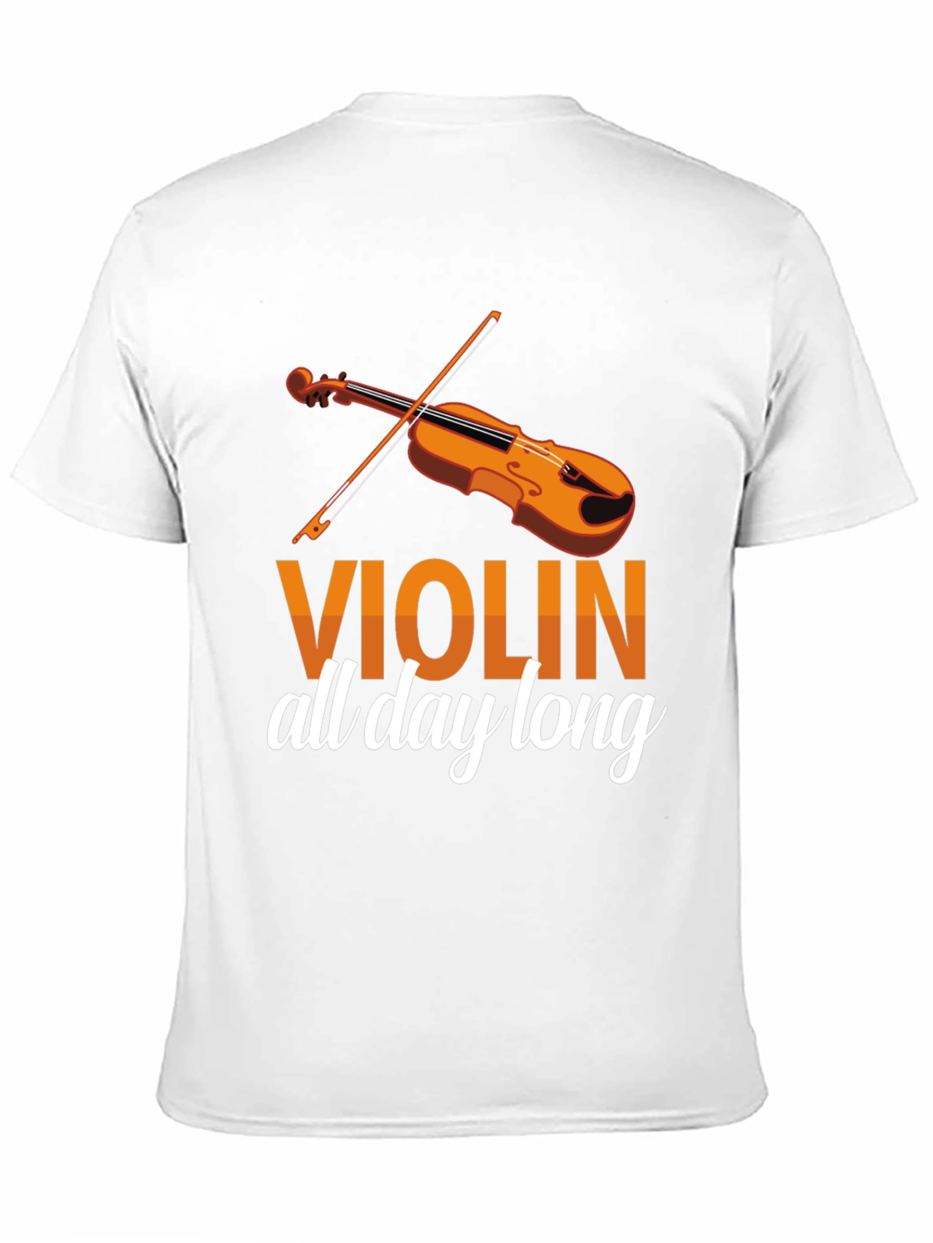 Violin All Day Long Graphic T-Shirt