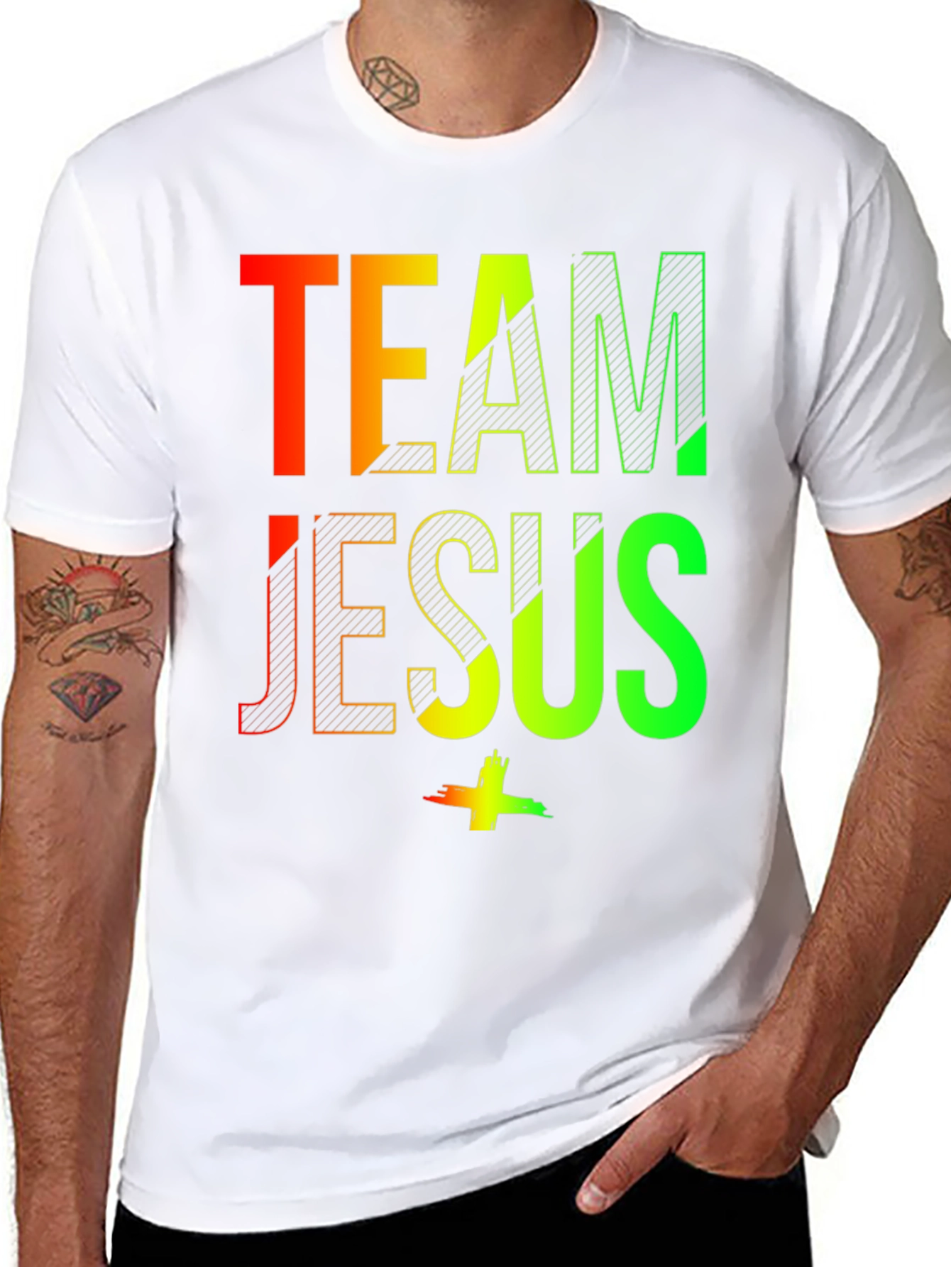 Team Jesus Graphic T-Shirt - Religious Apparel