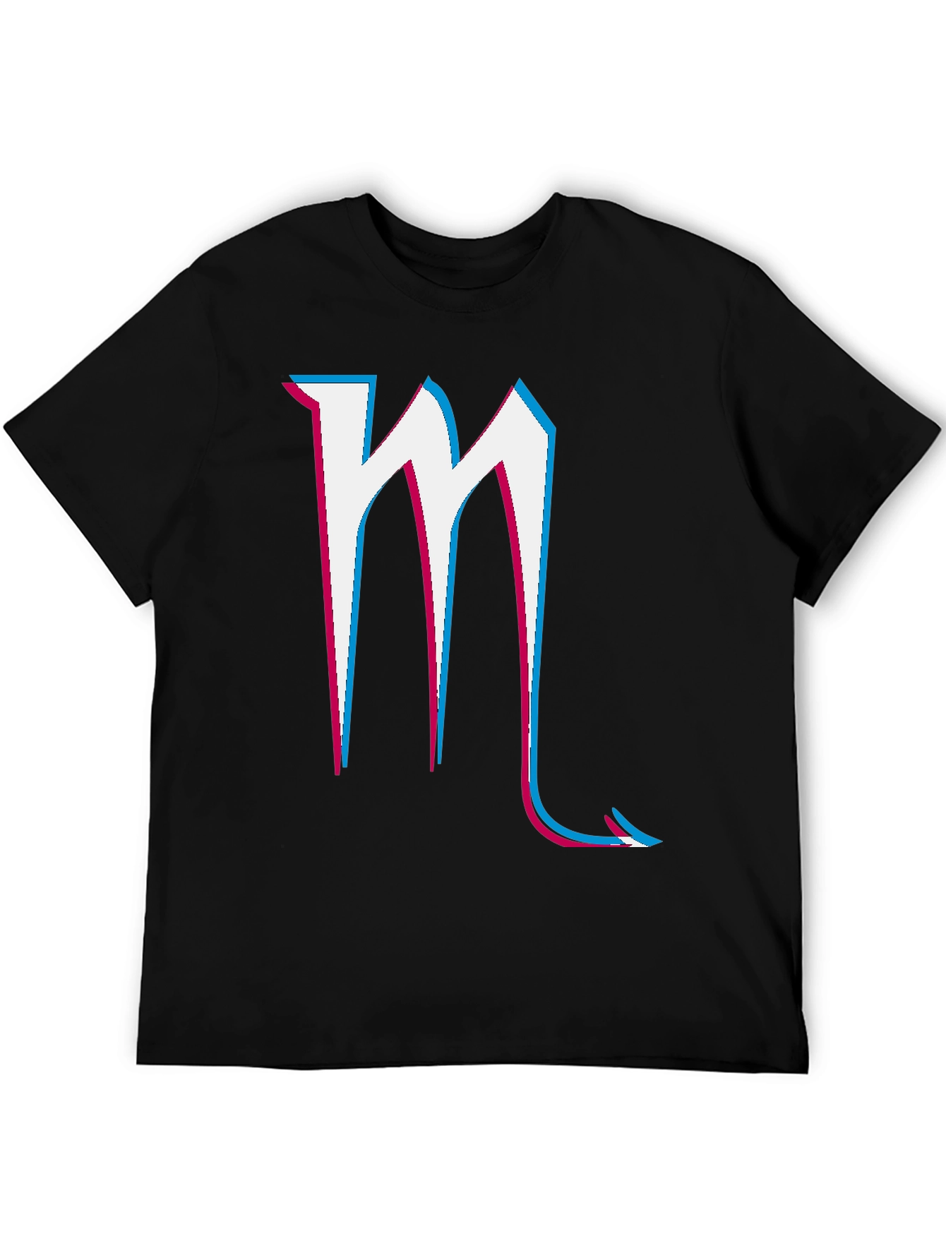 Scorpio Symbol Graphic Tee - Black