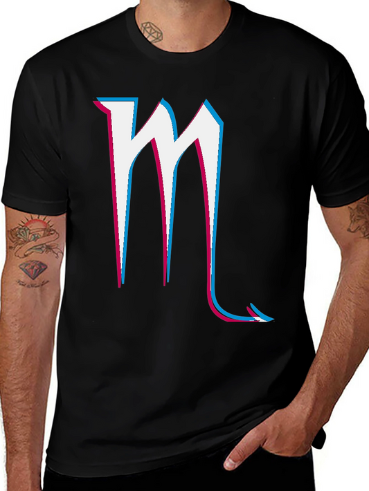 Scorpio Symbol Graphic Tee - Black