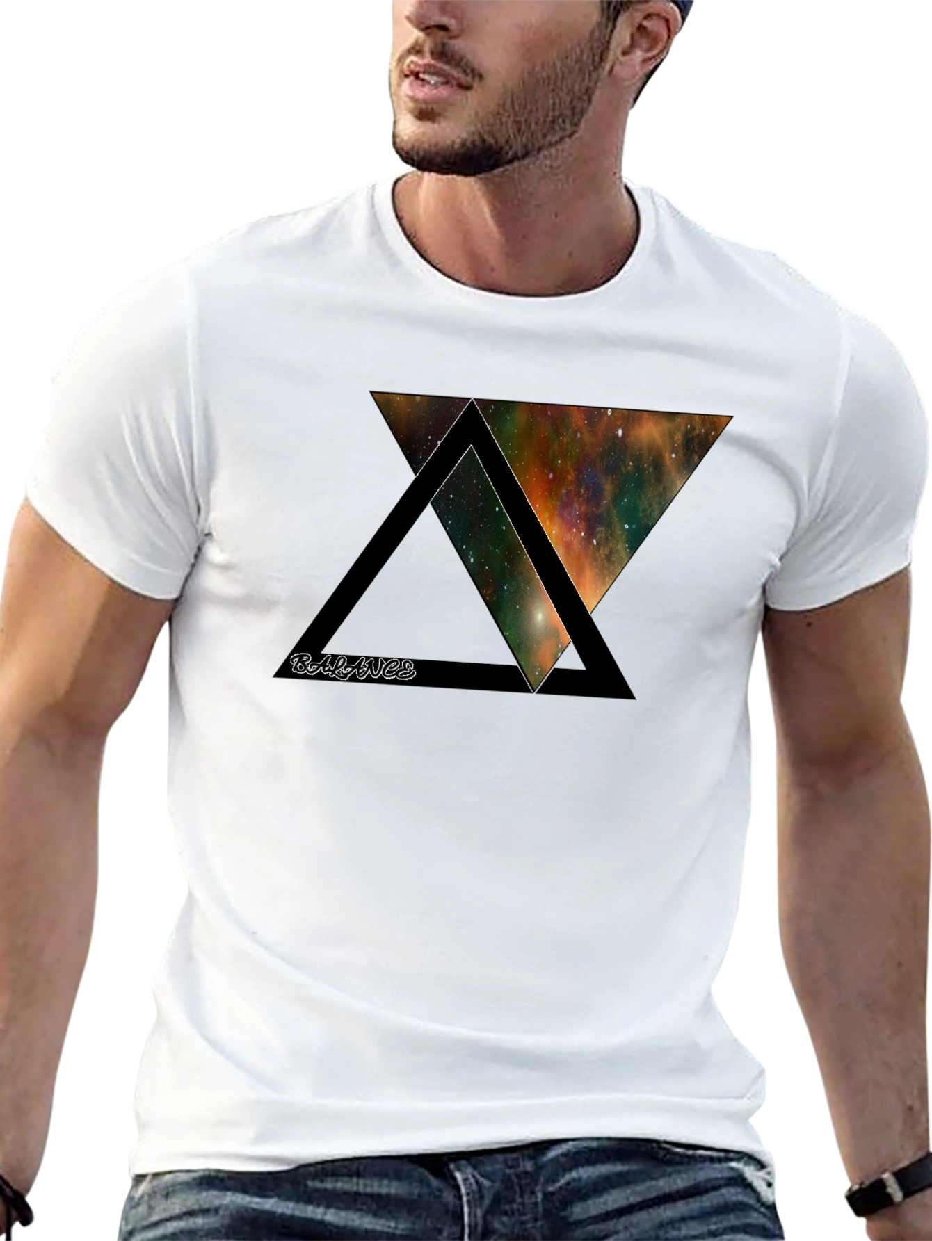 Balance Space Graphic Tee - Unique Design