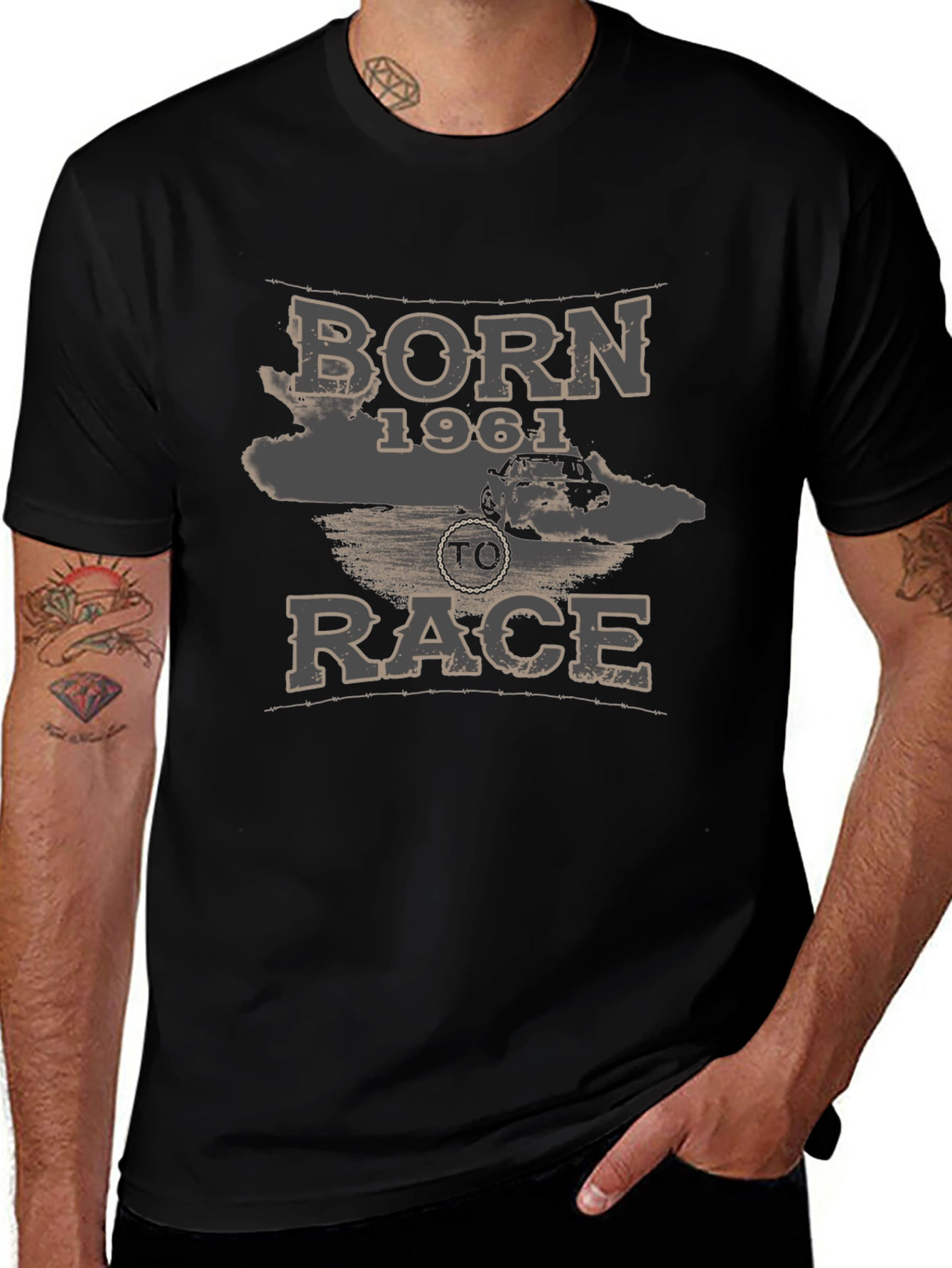 Born 1961 to Race Graphic T-Shirt
