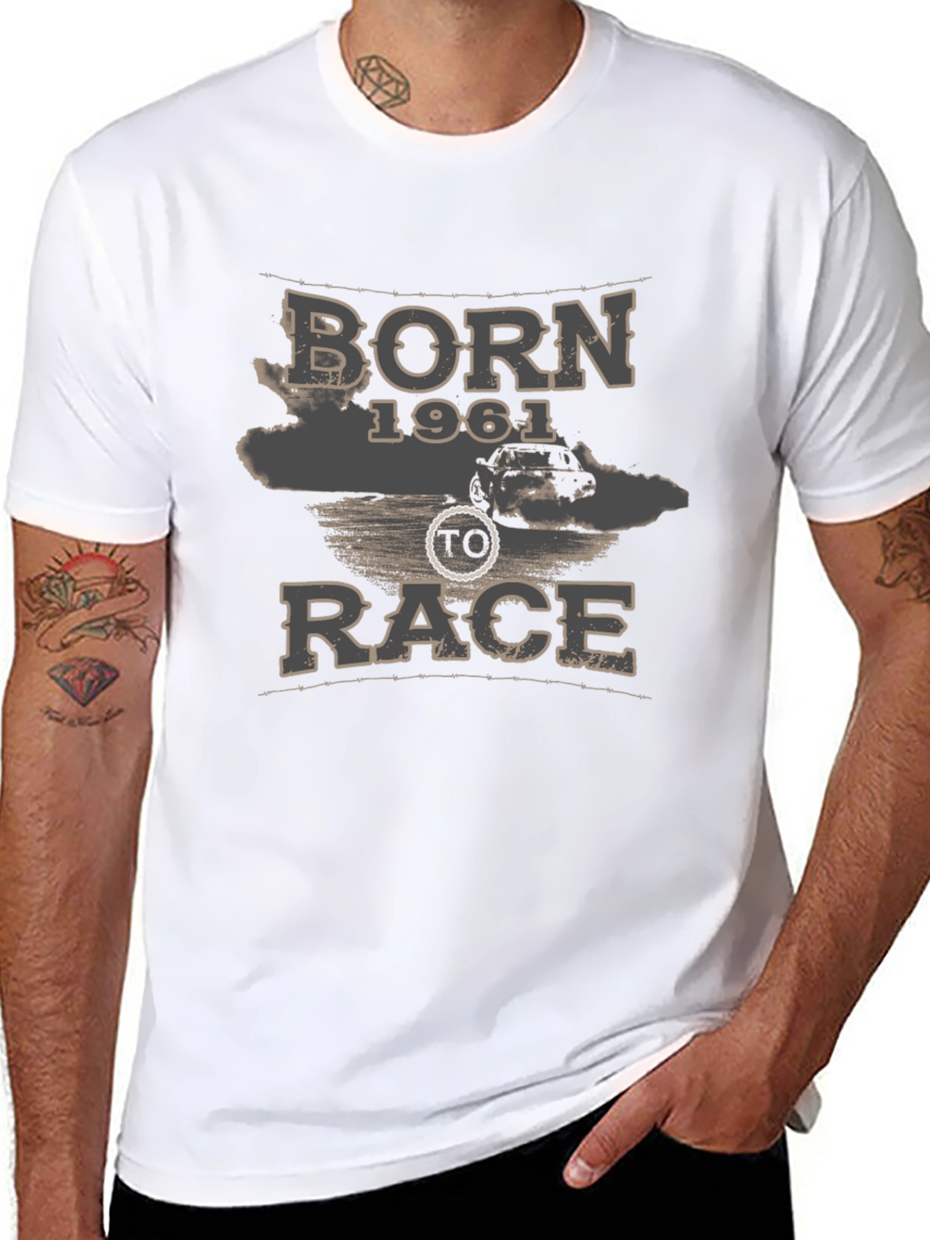 Born 1961 to Race Graphic T-Shirt