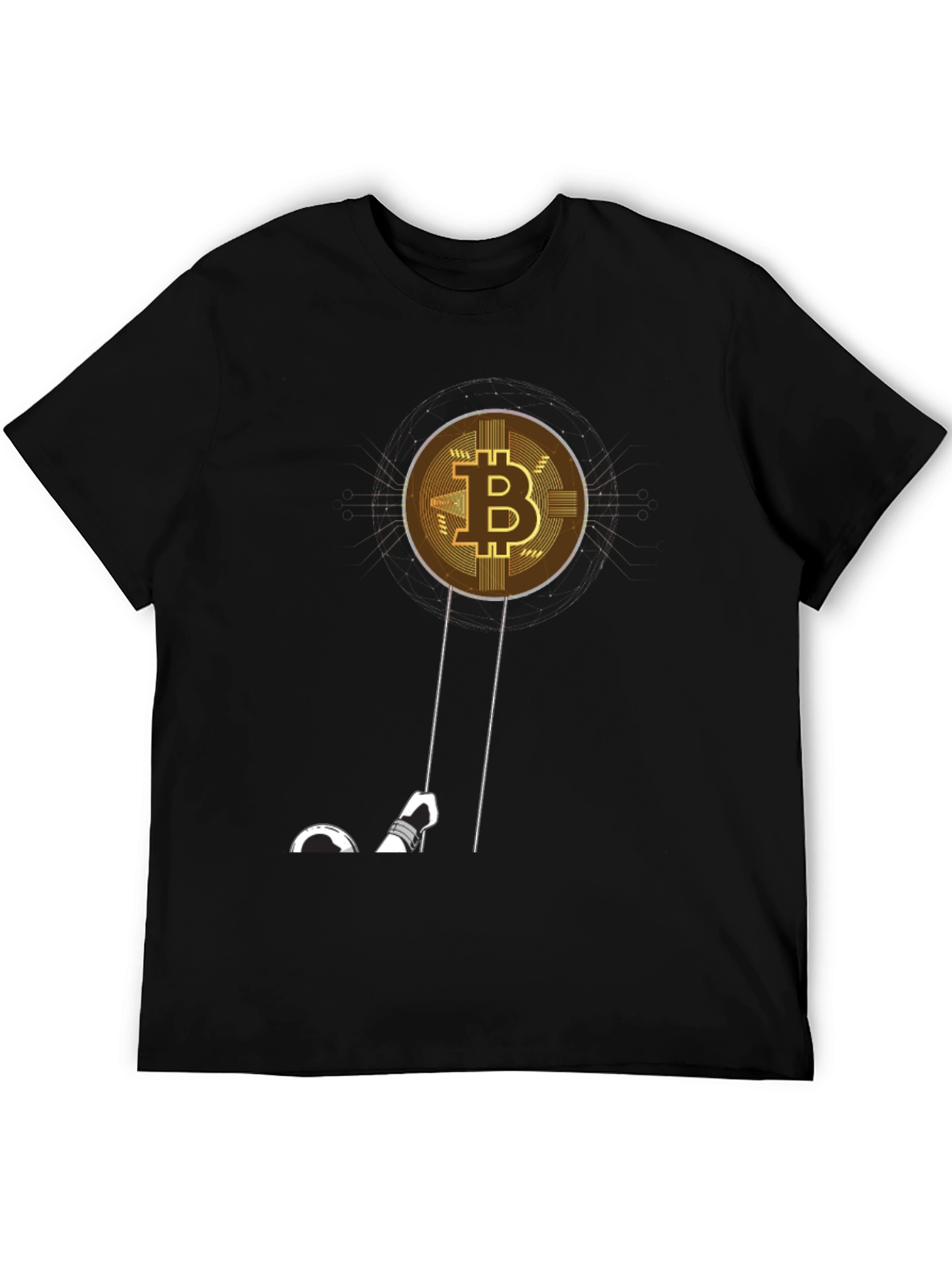 Bitcoin Astronaut T-Shirt - Crypto Moon Landing
