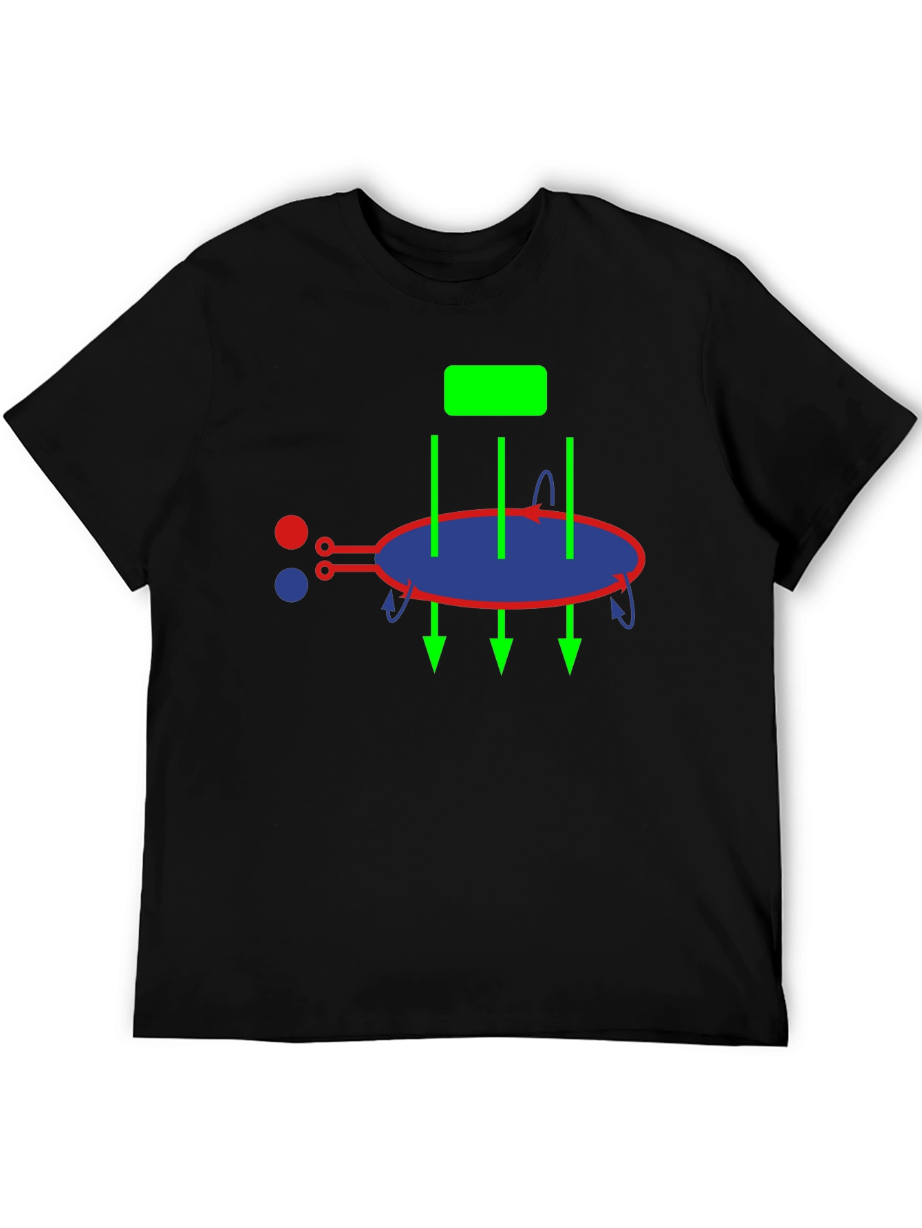Science Diagram Graphic Tee - Unisex Black T-Shirt