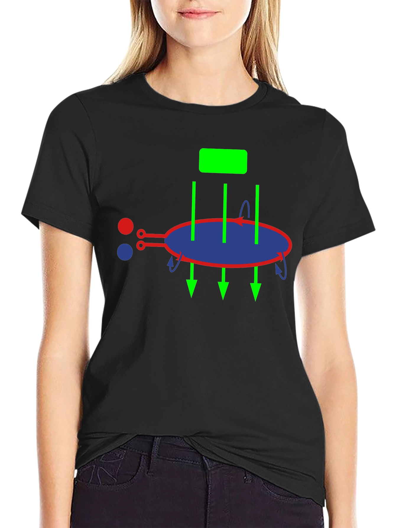 Science Diagram Graphic Tee - Unisex Black T-Shirt