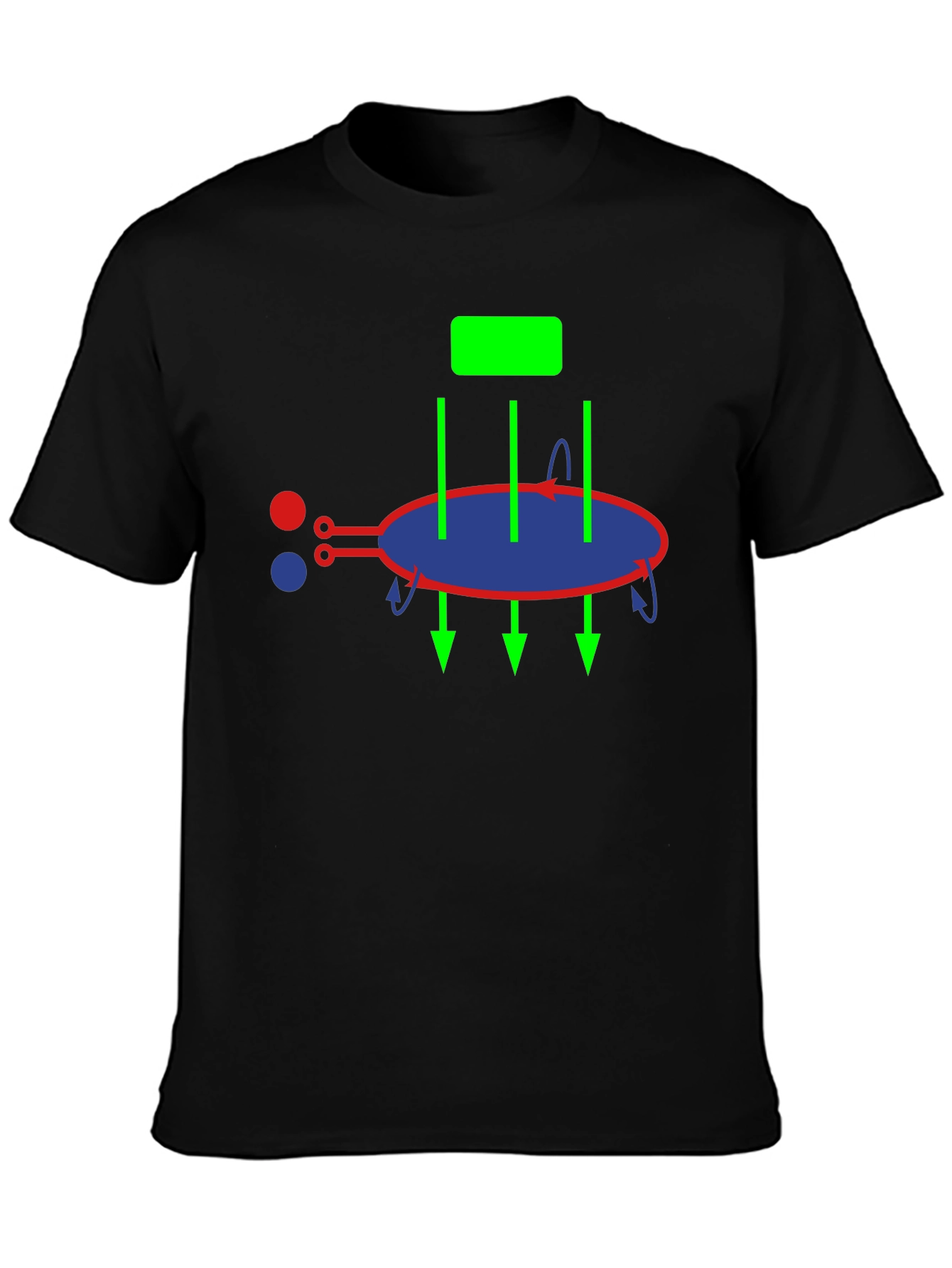 Science Diagram Graphic Tee - Unisex Black T-Shirt