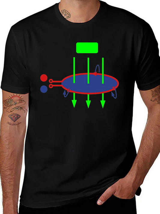 Science Diagram Graphic Tee - Unisex Black T-Shirt