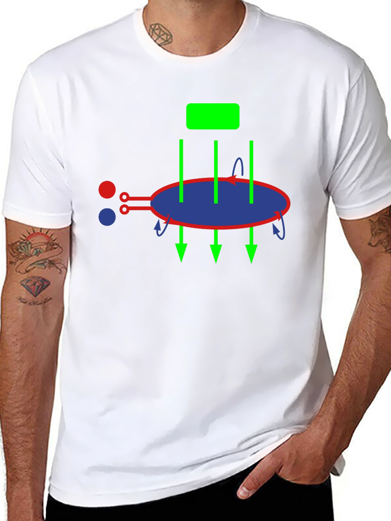Science Diagram Graphic Tee - Unisex Black T-Shirt