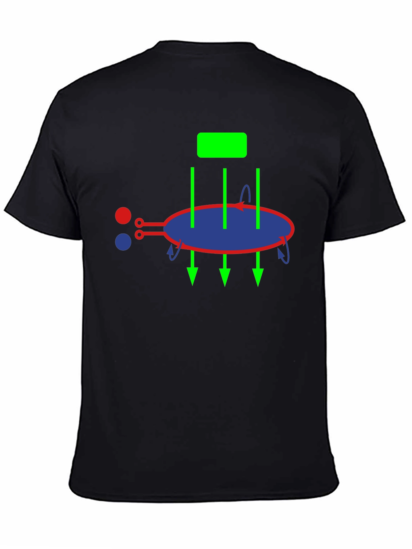Science Diagram Graphic Tee - Unisex Black T-Shirt