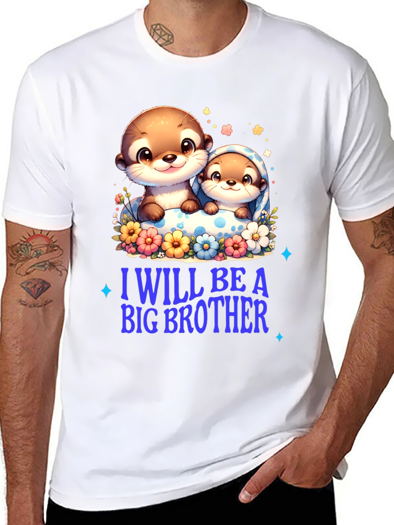 Cute Otter Big Brother T-Shirt