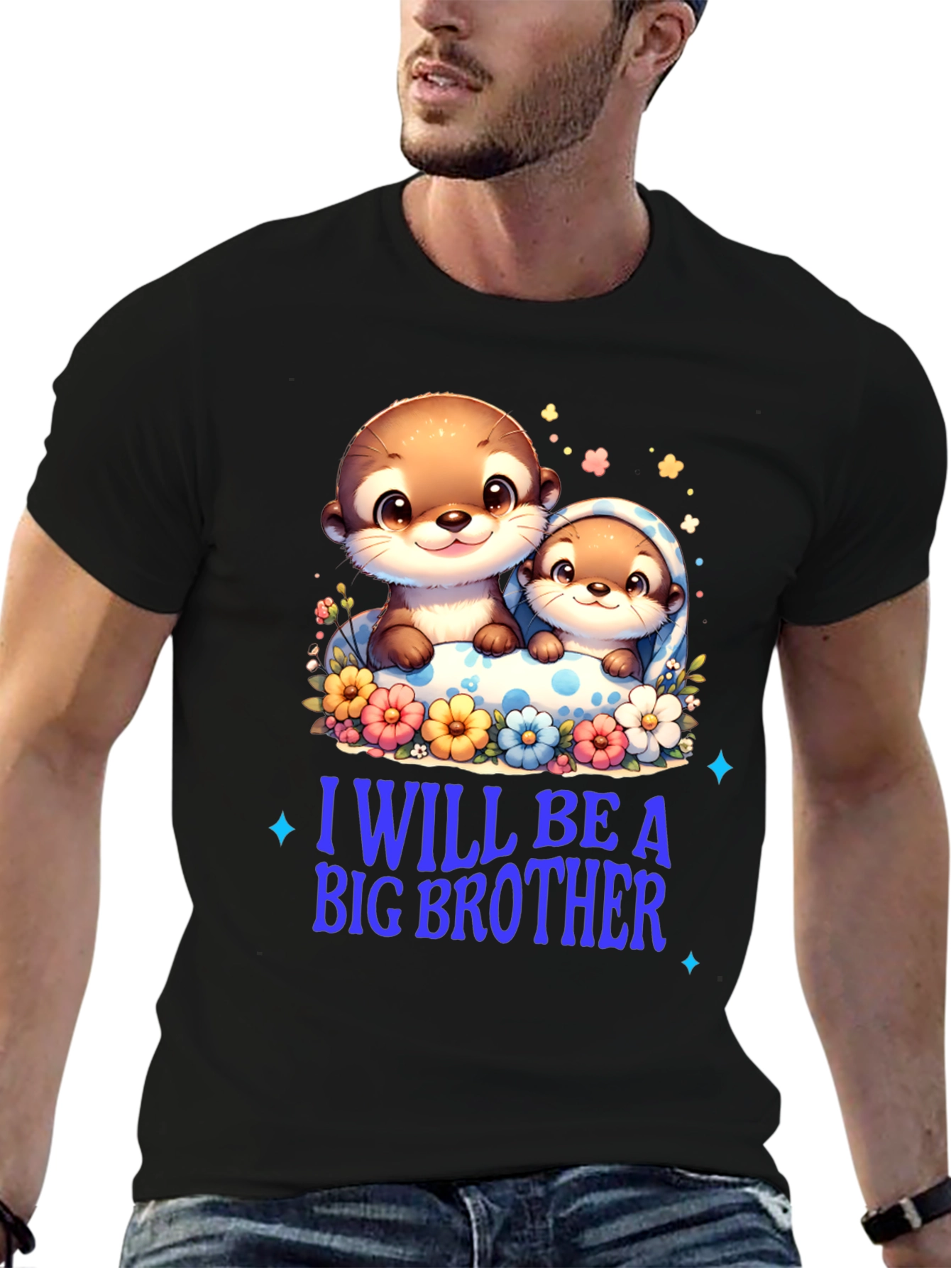 Cute Otter Big Brother T-Shirt