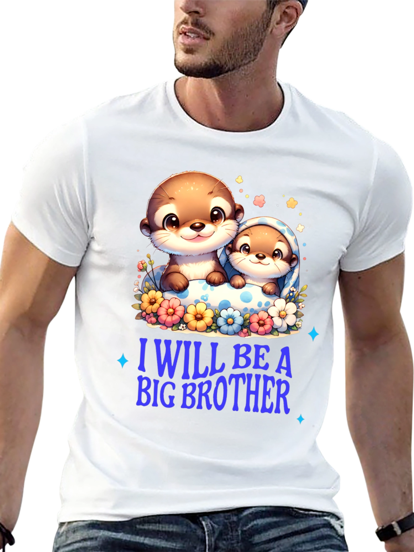 Cute Otter Big Brother T-Shirt