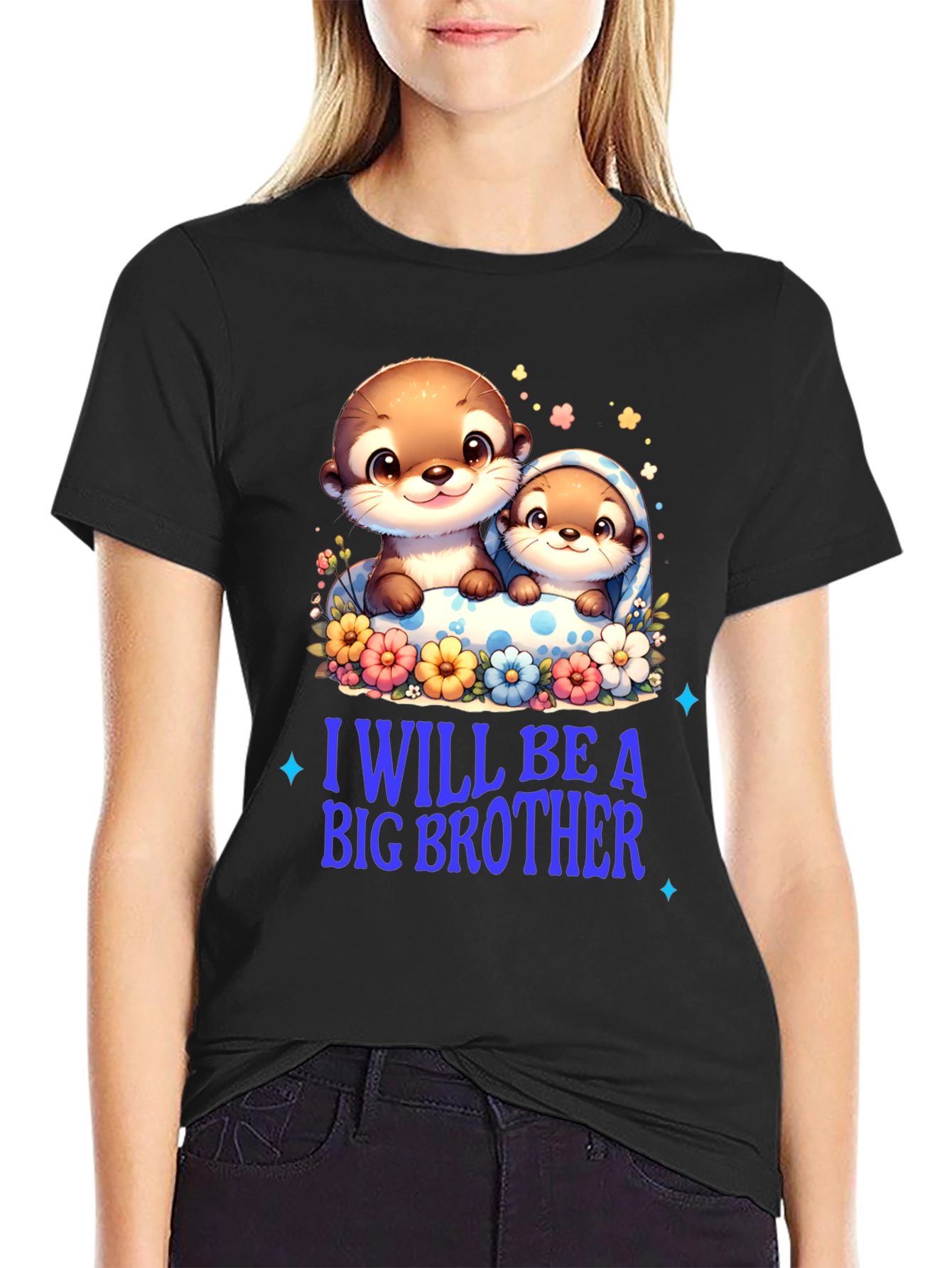 Cute Otter Big Brother T-Shirt