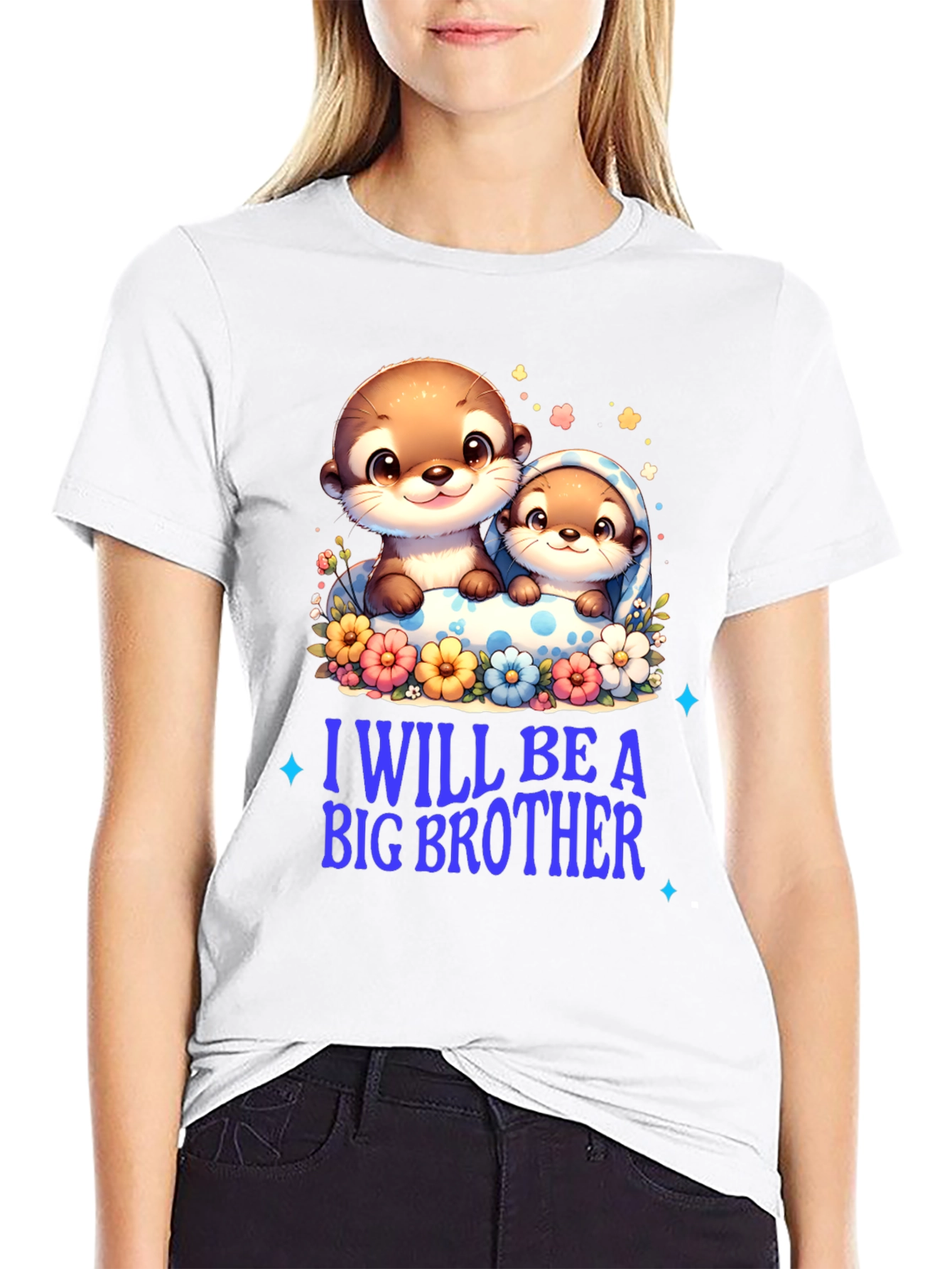 Cute Otter Big Brother T-Shirt
