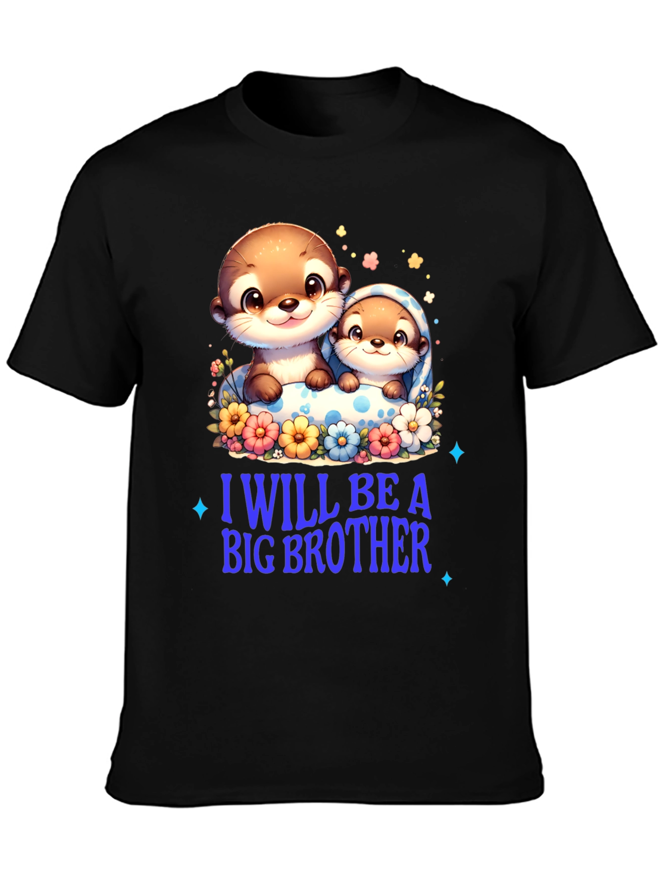 Cute Otter Big Brother T-Shirt