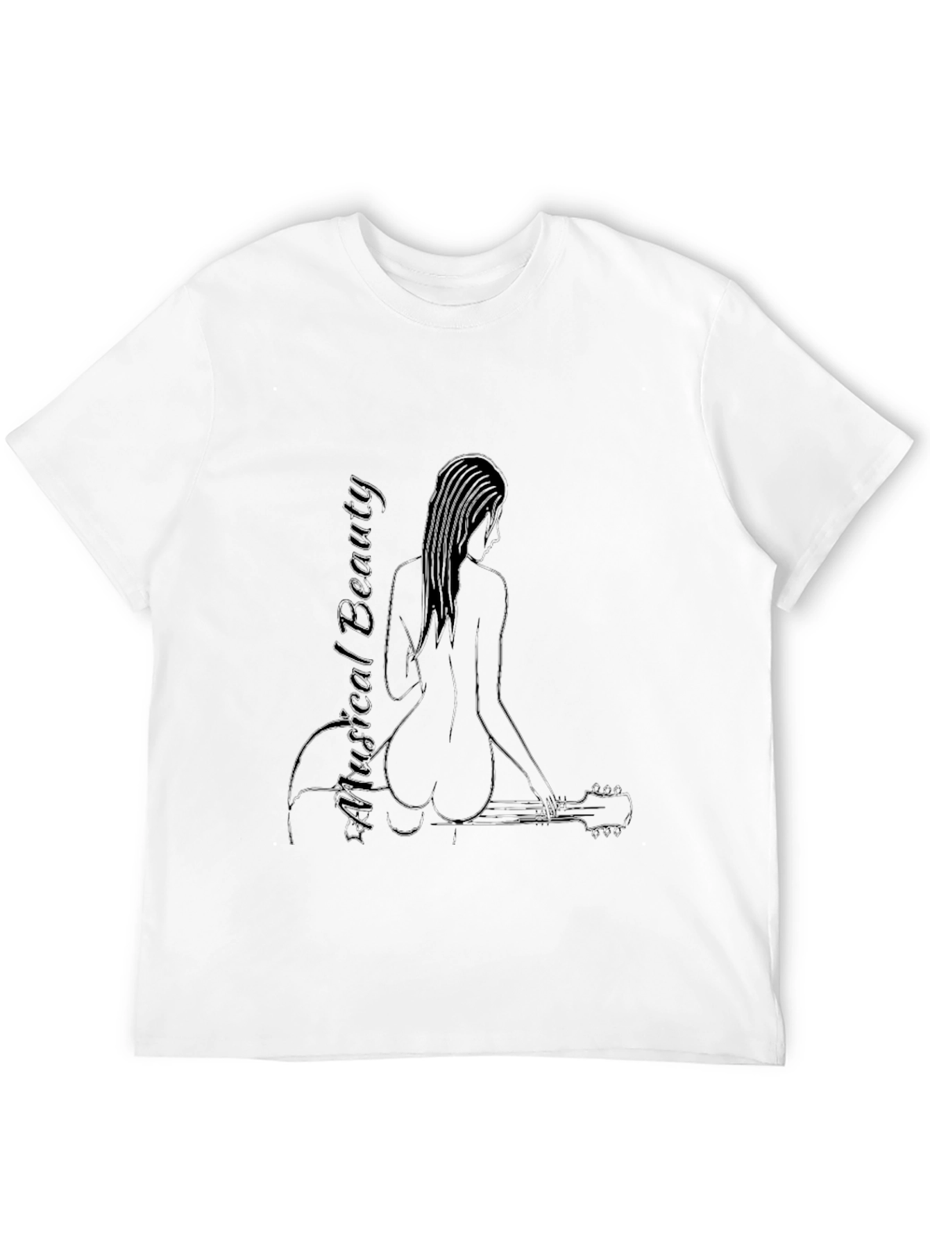 Musical Beauty T-Shirt - Black Graphic Tee