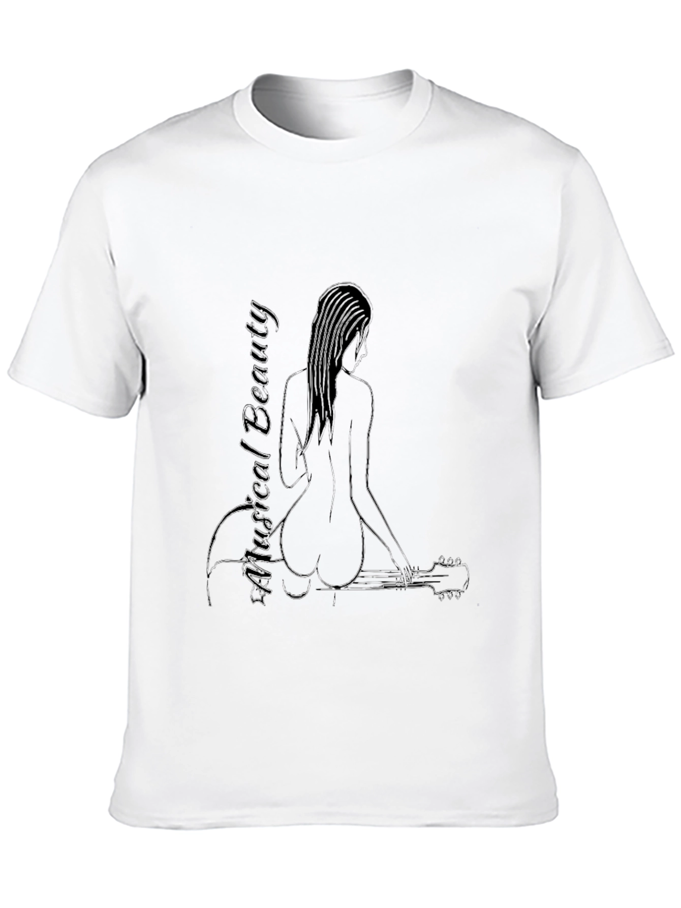Musical Beauty T-Shirt - Black Graphic Tee